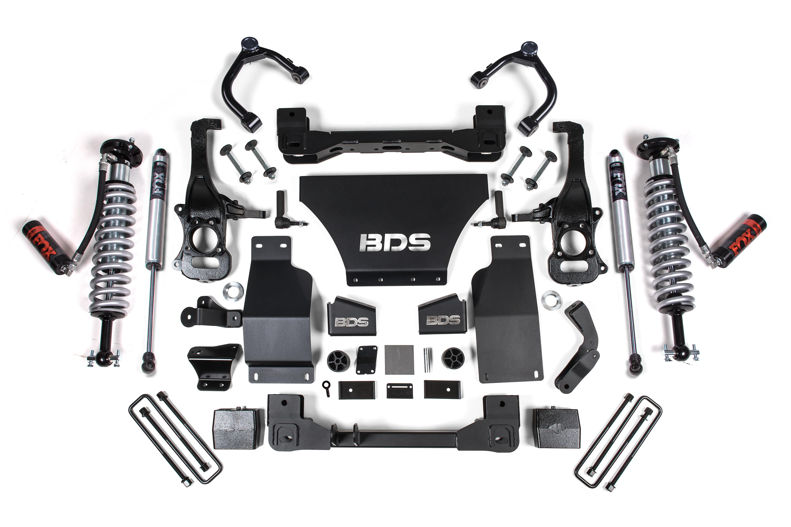BDS Suspension BDS1801F - 6 Inch Lift Kit - FOX 2.5 Coil-Over - Chevy Silverado or GMC Sierra 1500 (19-22) 4WD - Gas BDS Suspension BDS1801F - 6 Inch Lift Kit - FOX 2.5 Coil-Over - Chevy Silverado or GMC Sierra 1500 (19-22) 4WD - Gas