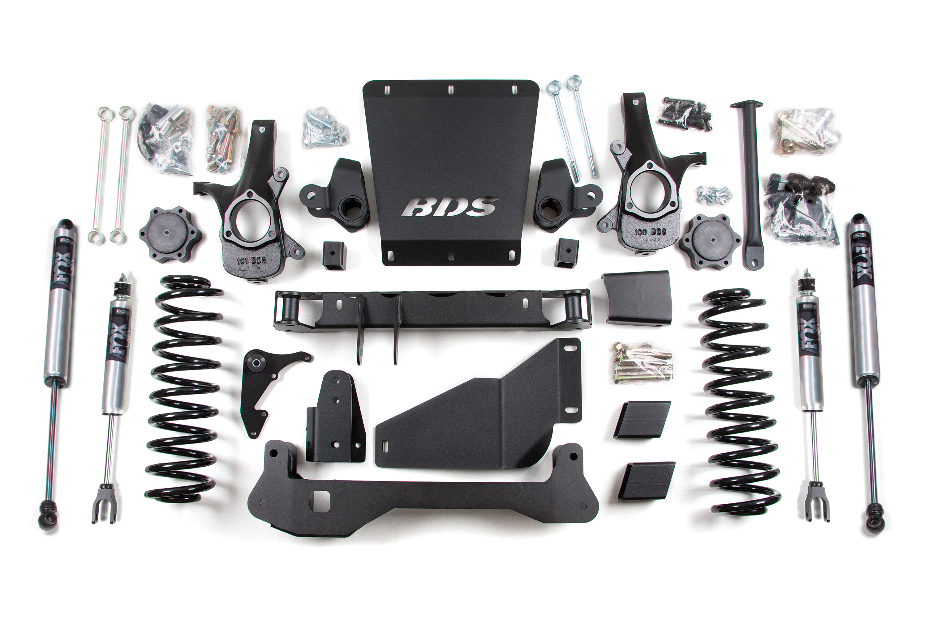 BDS Suspension BDS183FS - 6 Inch Lift Kit Chevy/GMC Avalanche Surburban Tahoe or Yukon 1500 00-06 4WD Fox 2.0 Performance