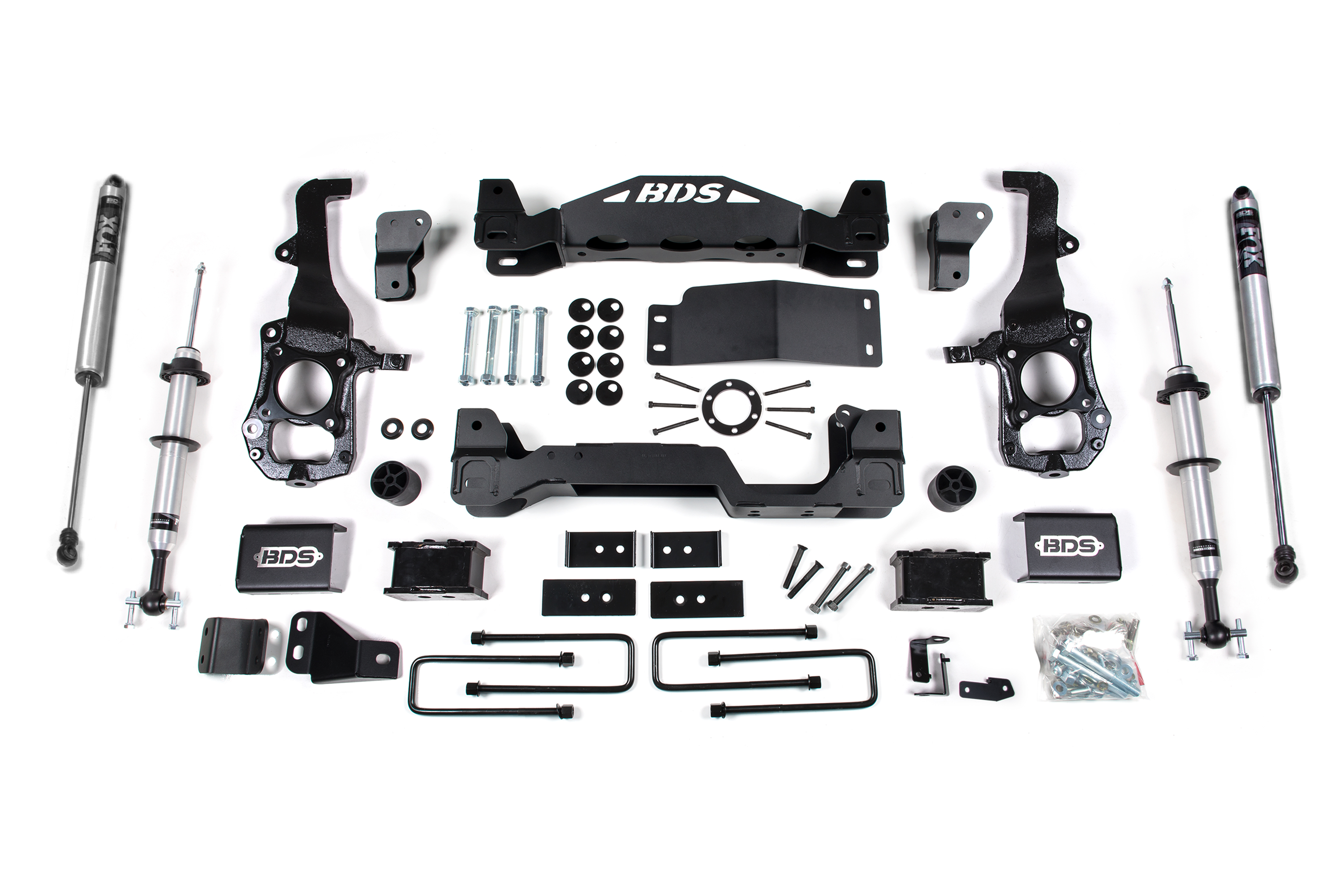 BDS Suspension BDS1900FSR - 6 Inch Lift Kit FOX 2.0 Strut Ford F150 21-25 4WD 3 Inch Block Kit BDS Suspension BDS1900FSR - 6 Inch Lift Kit FOX 2.0 Strut Ford F150 21-25 4WD 3 Inch Block Kit