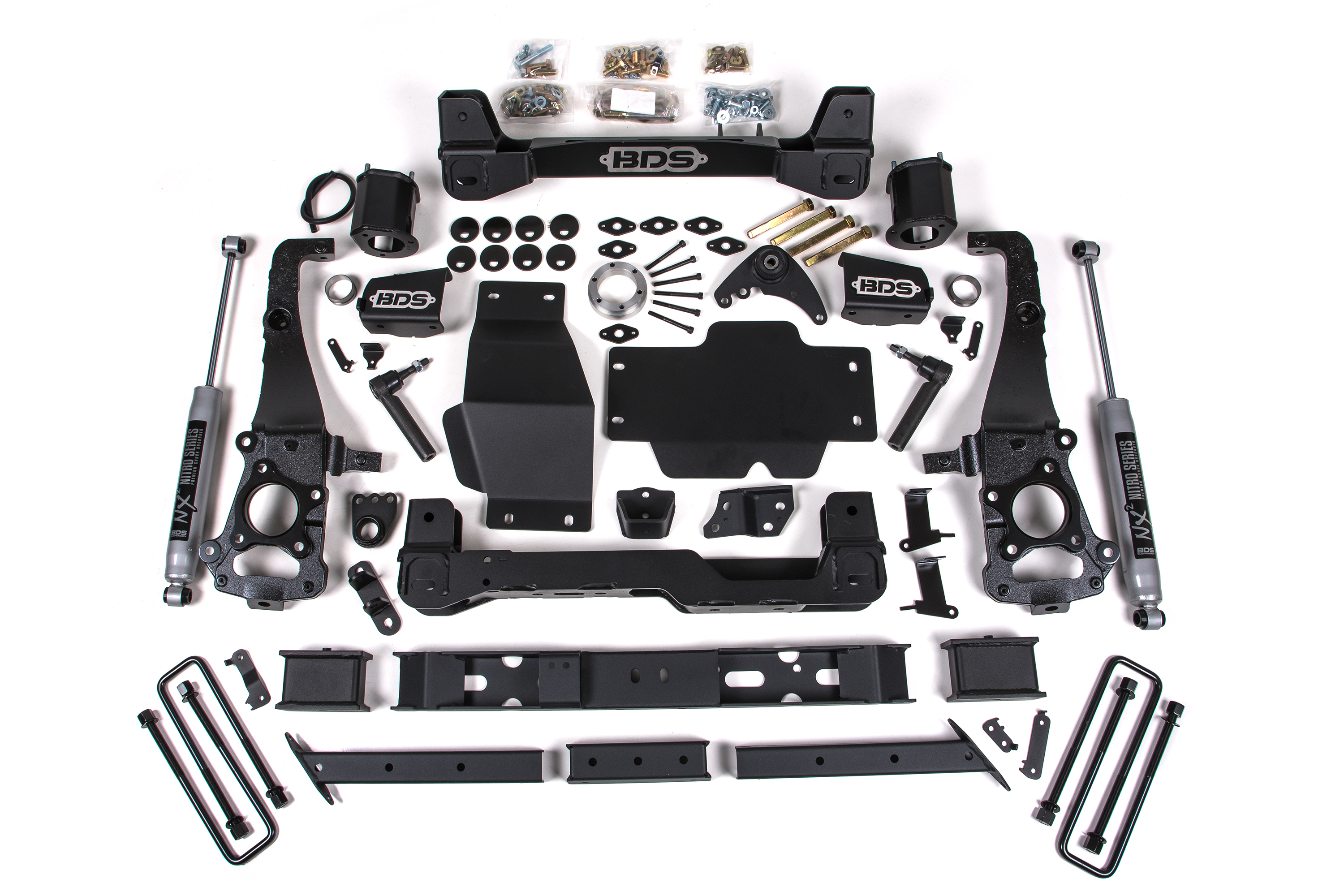 BDS Suspension BDS1907H - 6 Inch Lift Kit Ford Ranger 19-23 4WD Cast Steel Knuckle NX2 Nitro Shocks BDS Suspension BDS1907H - 6 Inch Lift Kit Ford Ranger 19-23 4WD Cast Steel Knuckle NX2 Nitro Shocks
