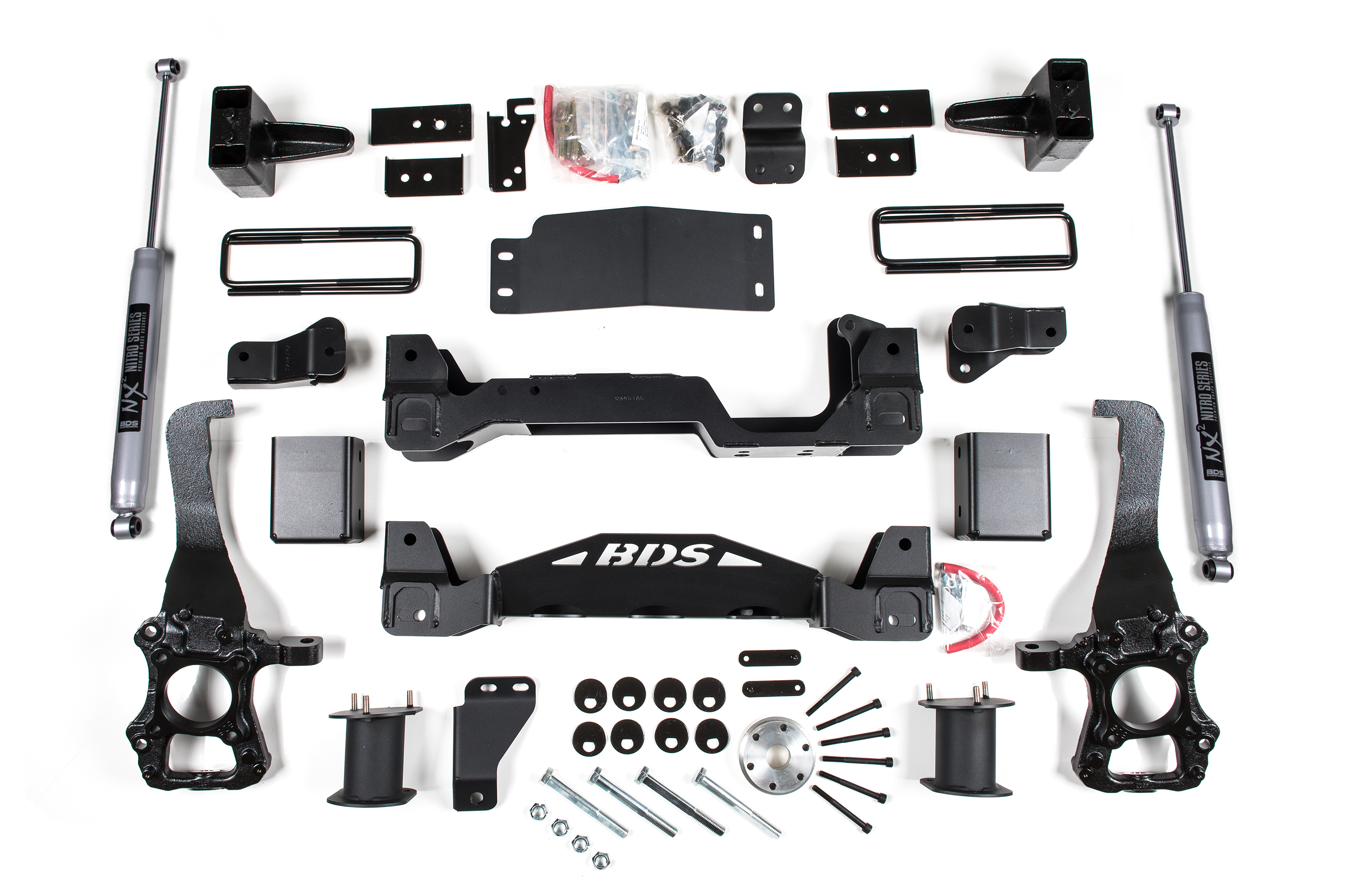 BDS Suspension BDS1922H - 6 Inch Lift Kit Ford F150 15-20 4WD 4 Inch Block Kit NX2 Nitro Shocks BDS Suspension BDS1922H - 6 Inch Lift Kit Ford F150 15-20 4WD 4 Inch Block Kit NX2 Nitro Shocks