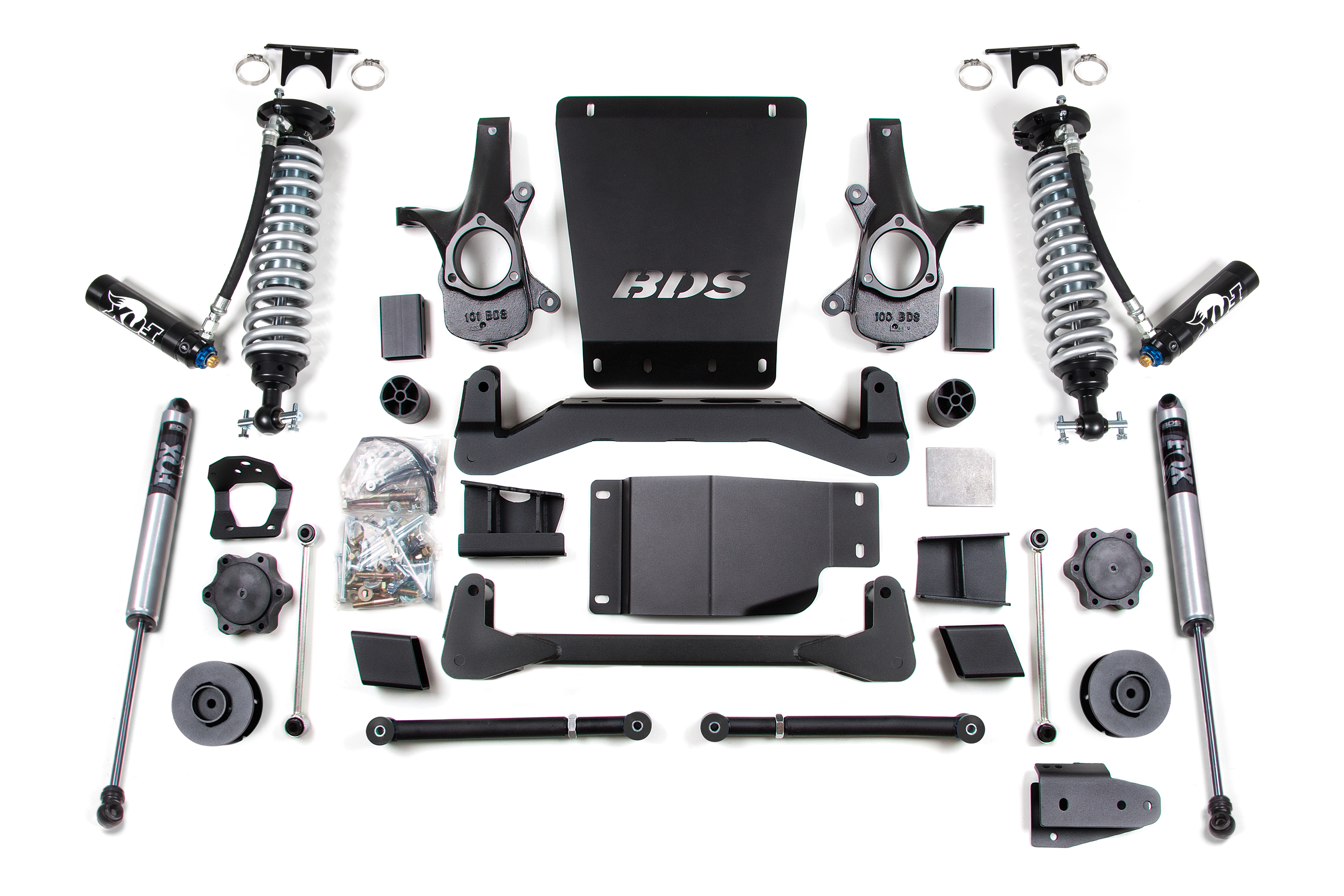 BDS Suspension BDS188FDSC - 4 Inch Lift Kit FOX 2.5 Coil-Over Avalanche Suburban Tahoe or Yukon 1500 07-14 4WD 2 Inch Lift Coil Spacer Fox 2.5 Performance Shocks BDS Suspension BDS188FDSC - 4 Inch Lift Kit FOX 2.5 Coil-Over Avalanche Suburban Tahoe or Yukon 1500 07-14 4WD 2 Inch Lift Coil Spacer Fox 2.5 Performance Shocks