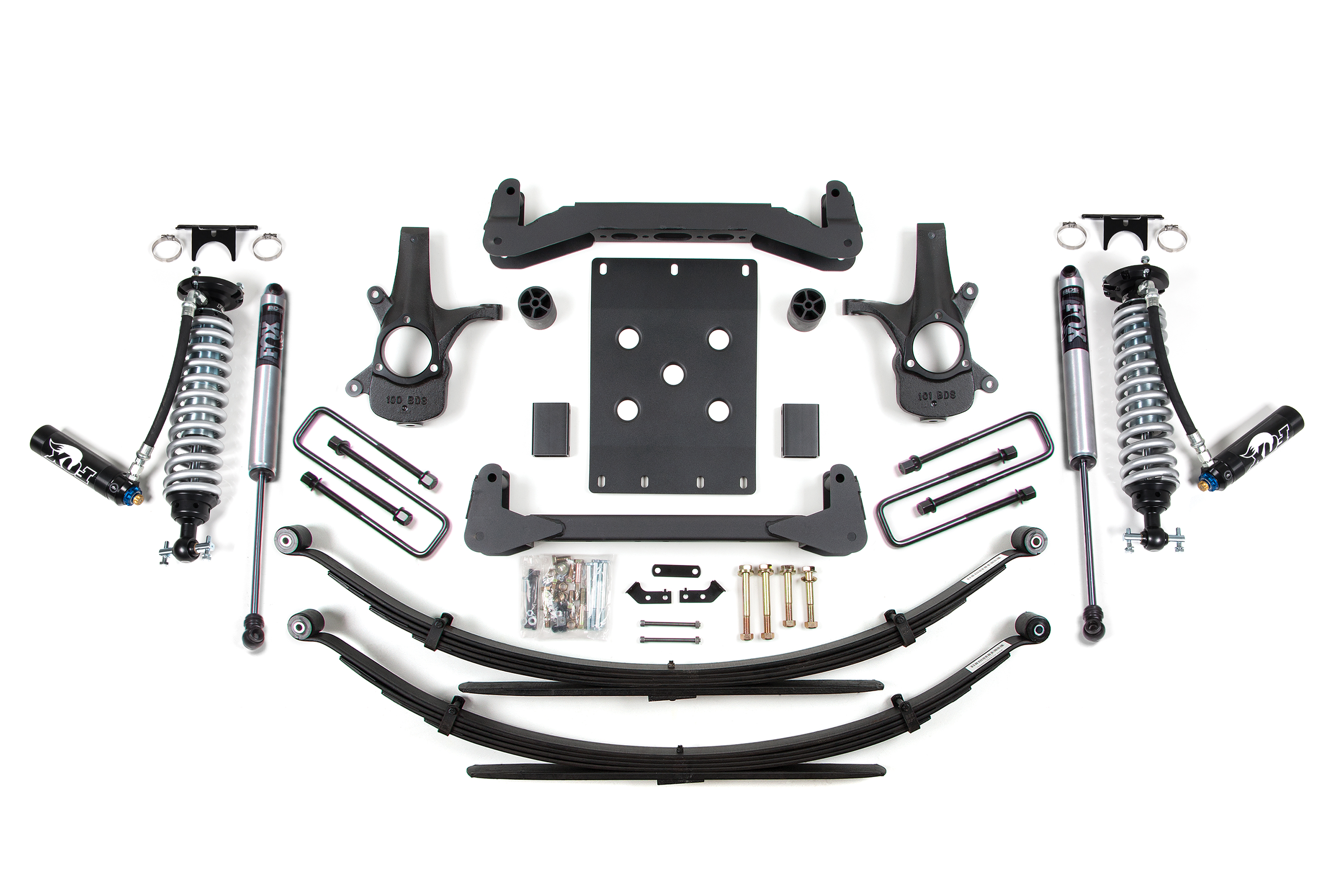 BDS Suspension BDS187FDSC - 4 Inch Lift Kit FOX 2.5 Coil-Over Leaf Springs Silverado/Sierra 1500 07-13 2WD Fox 2.5 Performance Shocks BDS Suspension BDS187FDSC - 4 Inch Lift Kit FOX 2.5 Coil-Over Leaf Springs Silverado/Sierra 1500 07-13 2WD Fox 2.5 Performance Shocks