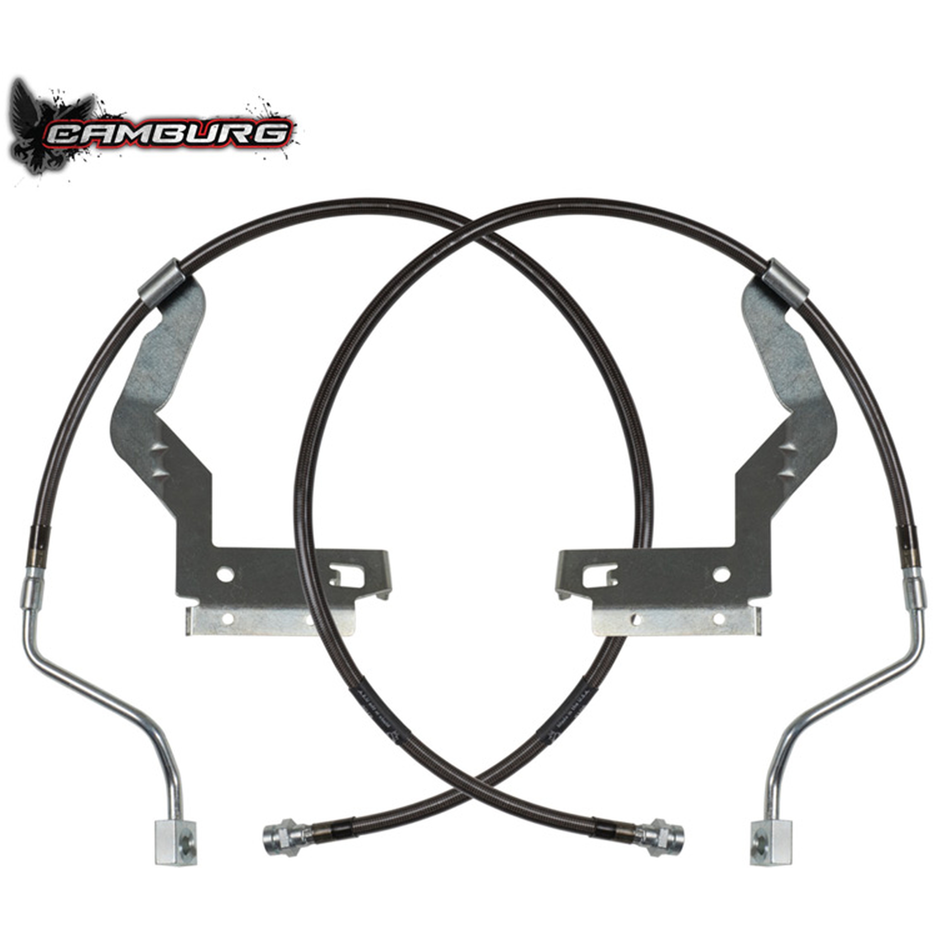 Camburg CAM-130026 - 17-24 Ford F-250/350 4wd Extended Front Brake Line Kit (+3.5in. / 33.5in.L)