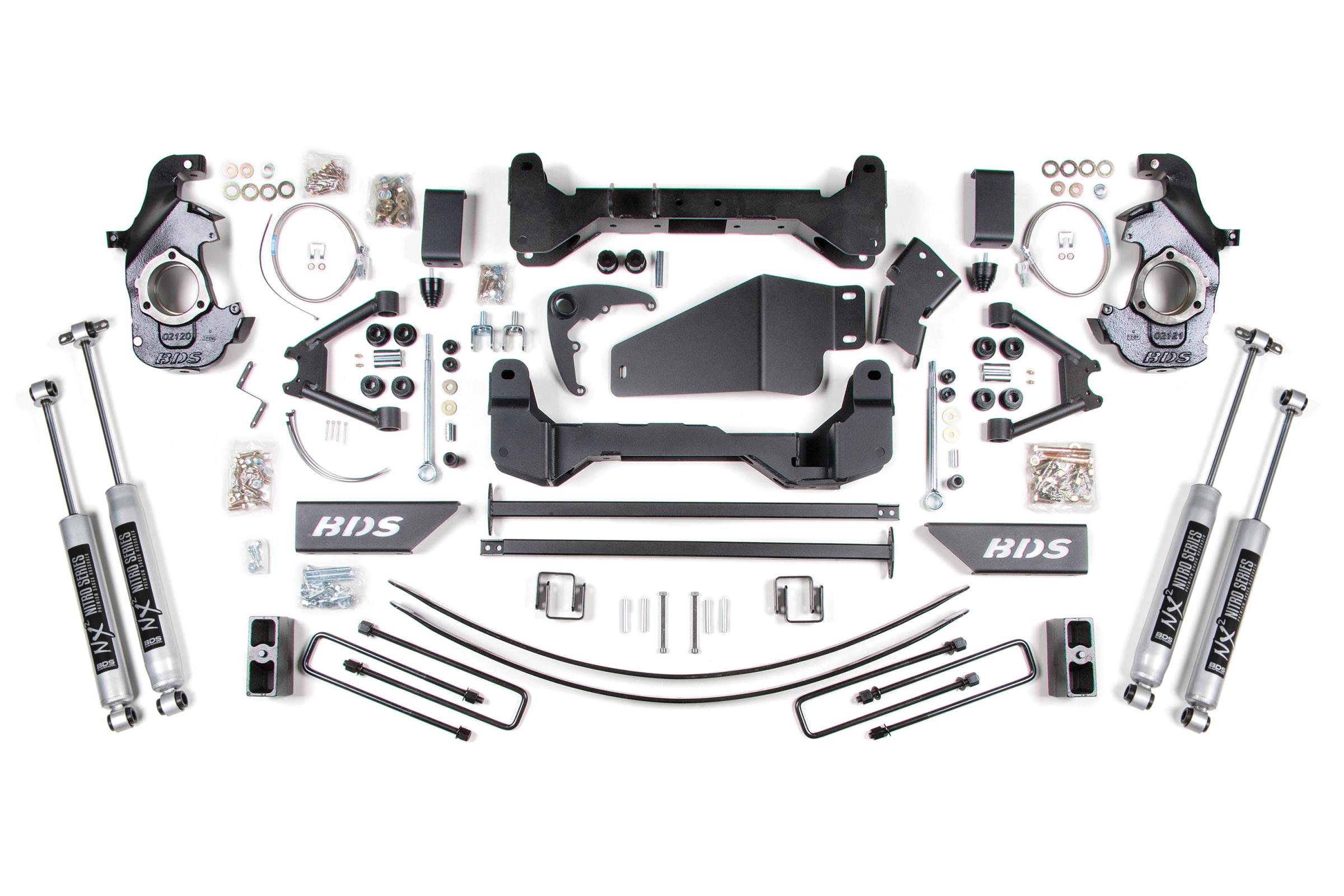 BDS Suspension BDS195H - 6 Inch Lift Kit Chevy/GMC Suburban Tahoe Yukon 1500 92-98 NX2 Nitro Shocks BDS Suspension BDS195H - 6 Inch Lift Kit Chevy/GMC Suburban Tahoe Yukon 1500 92-98 NX2 Nitro Shocks