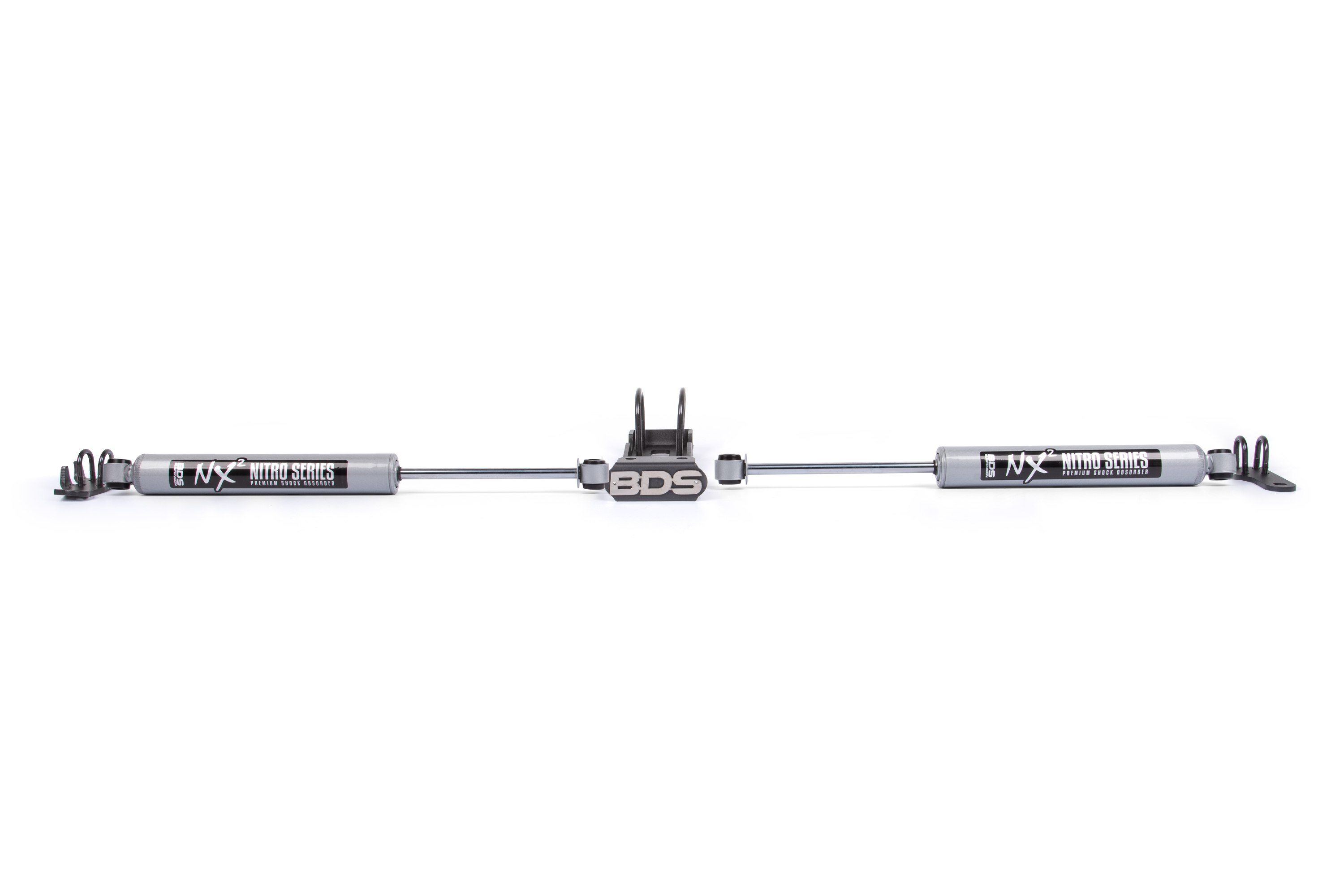 BDS Suspension BDS2028DH - Dual Steering Stabilizer Kit w/ NX2 Shocks Jeep Wrangler TJ 97-06 Cherokee XJ 84-01 Grand Cherokee ZJ 93-98