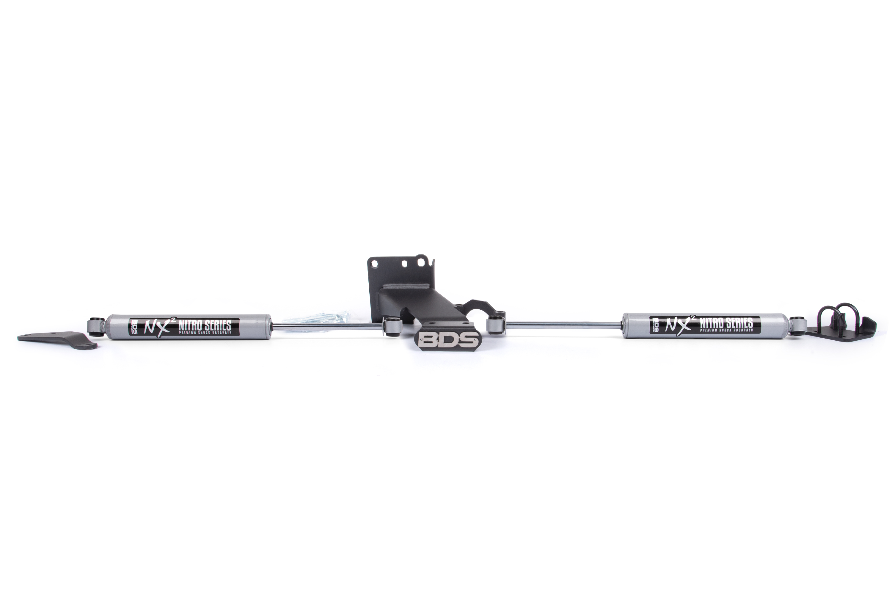 BDS Suspension BDS2031DH - Dual Steering Stabilizer Kit w/ NX2 Shocks T-Style Steering Ram 2500/3500 19-24 4WD