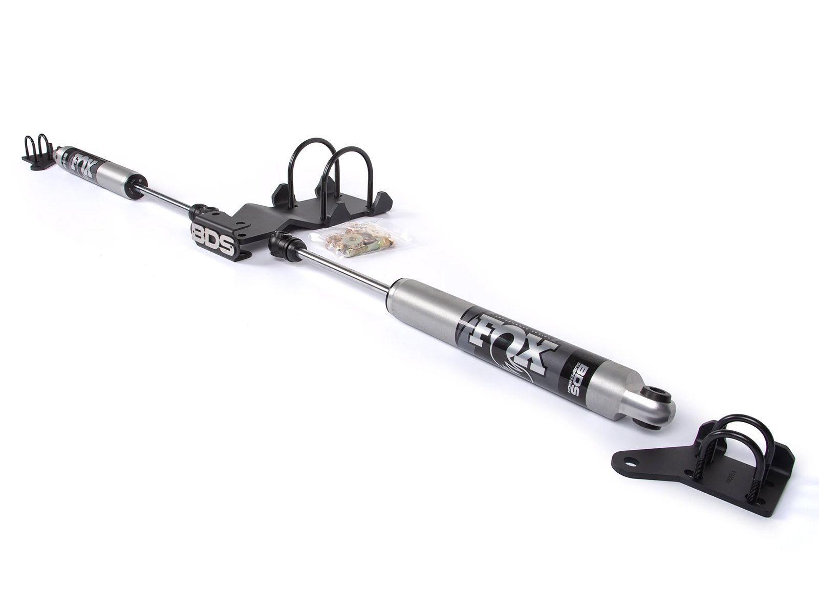 BDS Suspension BDS2001FS - Dual Steering Stabilizer Kit w/ FOX 2.0 Performance Shocks Ford F450/F550 Super Duty 17-24 4WD