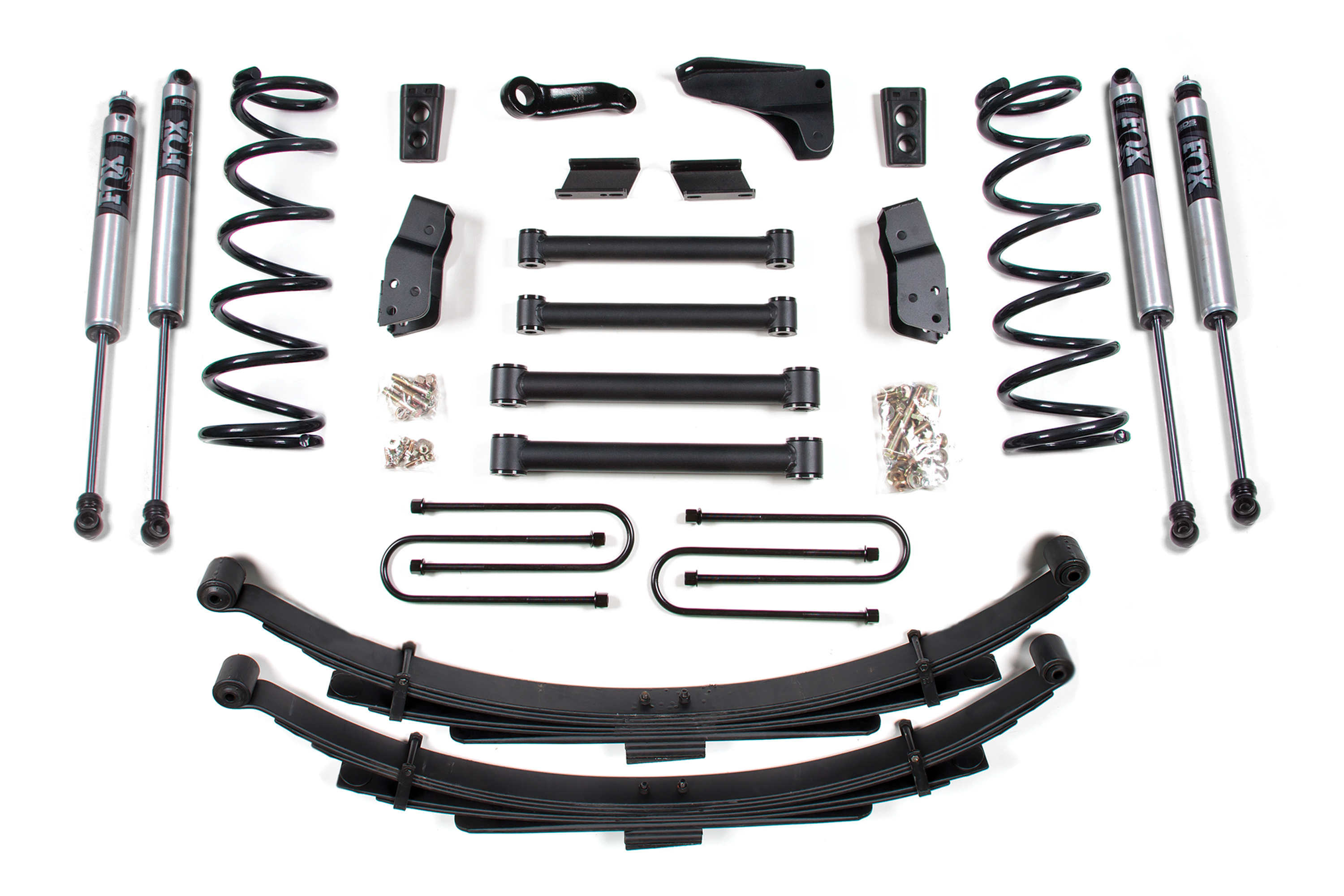 BDS Suspension BDS236FS - 6 Inch Lift Kit Dodge Ram 2500/3500 03-07 4WD Diesel Leaf Springs 3.5 Inch Axle Fox 2.0 Performance