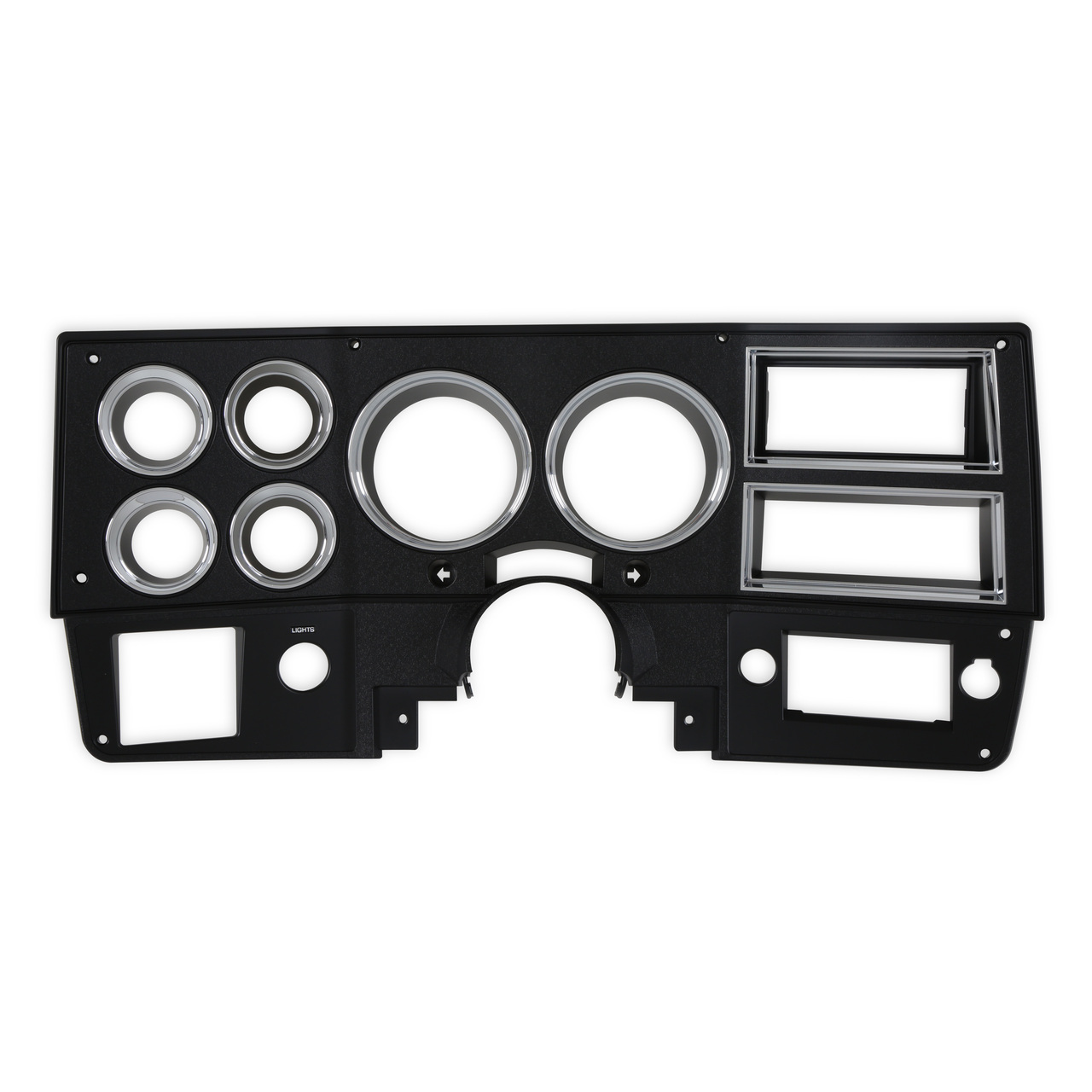 Brothers Trucks 05-218 - Instrument Cluster Bezel - With A/C - Black/Chrome