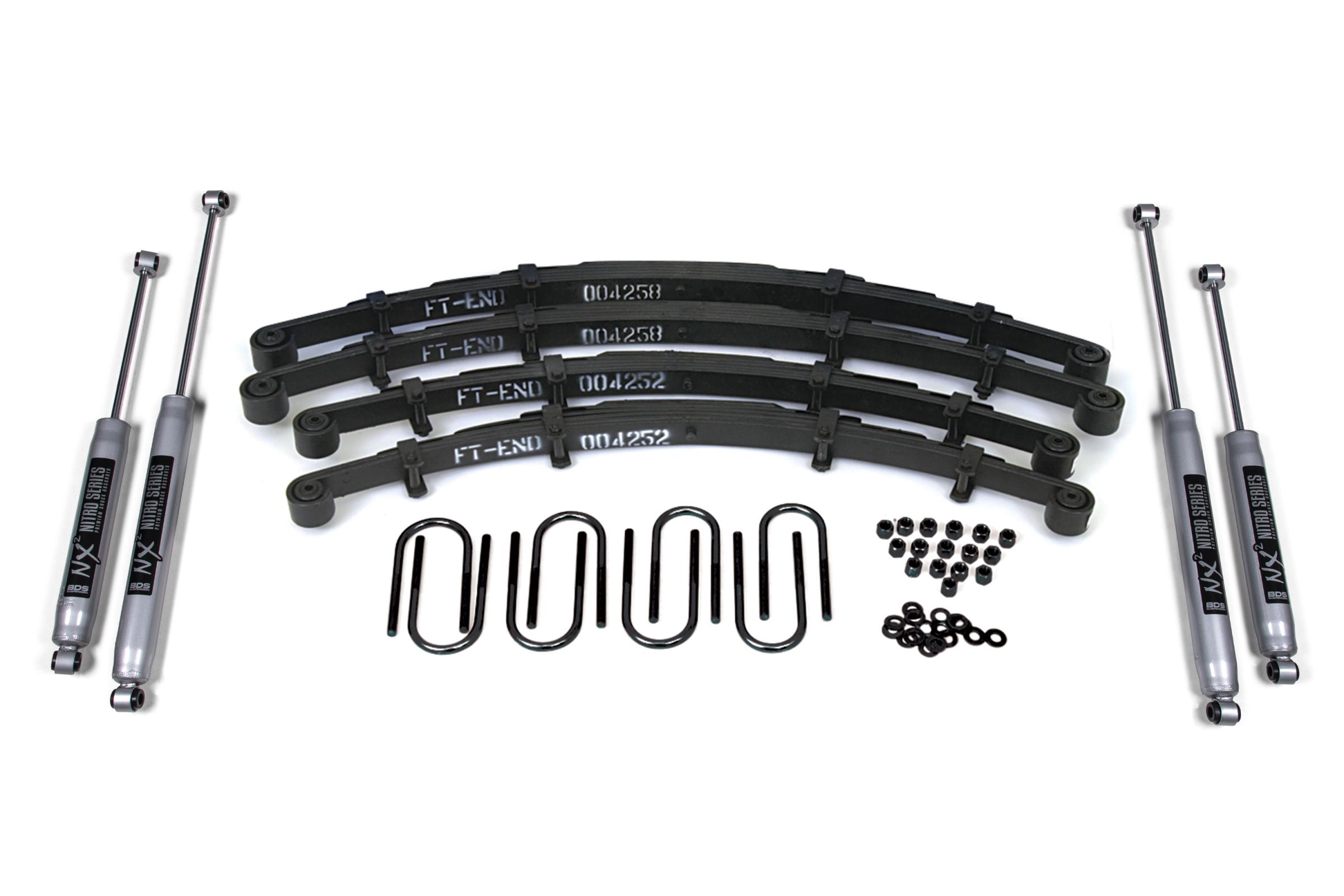 BDS Suspension BDS402H - 2.5 Inch Lift Kit Jeep CJ5/CJ6/M38A1 53-68 NX2 Nitro Shocks