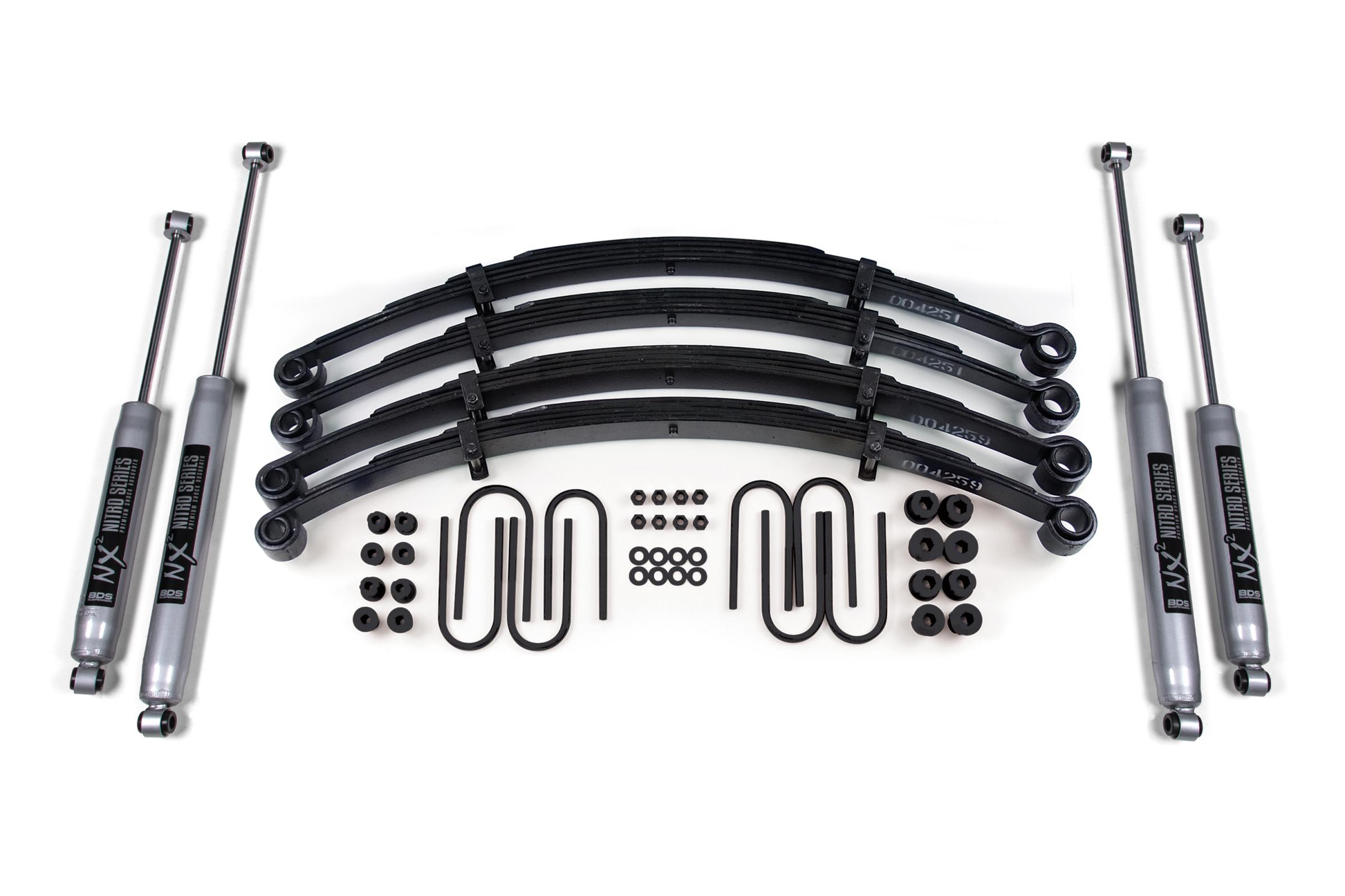 BDS Suspension BDS405H - 2.5 Inch Lift Kit Jeep CJ5/CJ7 82-86 NX2 Nitro Shocks BDS Suspension BDS405H - 2.5 Inch Lift Kit Jeep CJ5/CJ7 82-86 NX2 Nitro Shocks