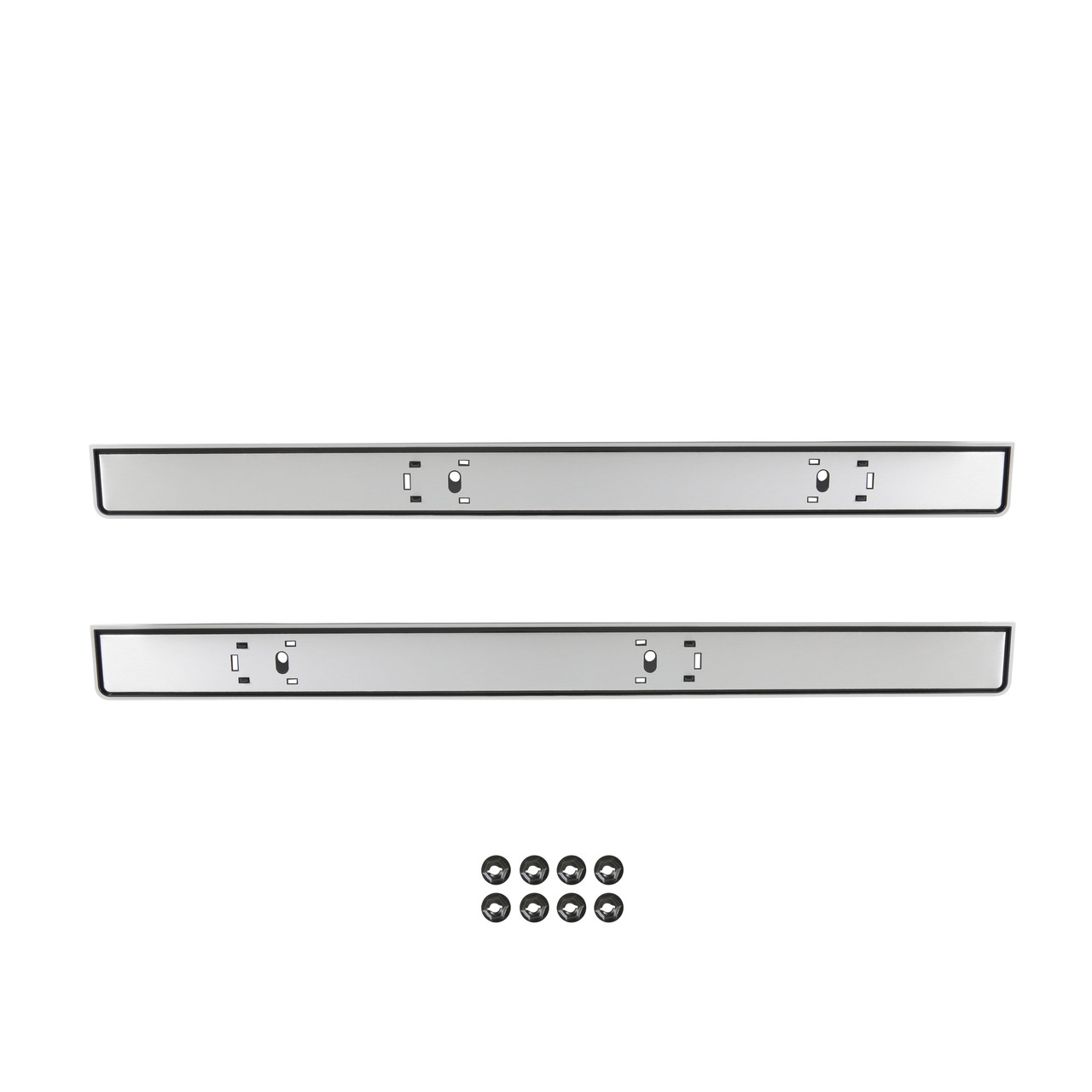 Brothers Trucks 05-282 - C/K Front Door Panel Trim Set - w/ Pull Strap Holes