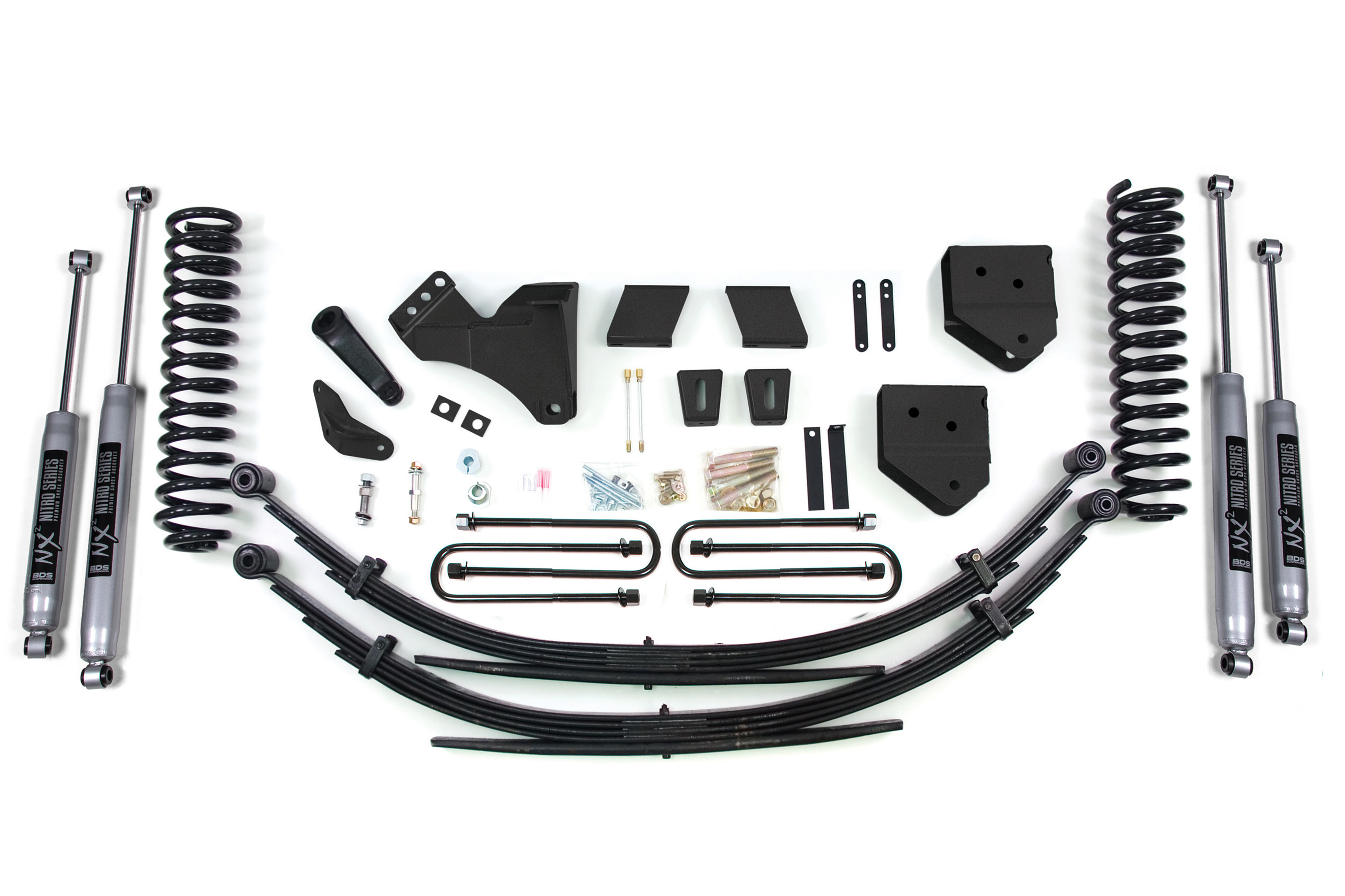 BDS Suspension BDS552H - 6 Inch Lift Kit Ford F250/F350 Super Duty 08-10 4WD Diesel Leaf Springs NX2 Nitro BDS Suspension BDS552H - 6 Inch Lift Kit Ford F250/F350 Super Duty 08-10 4WD Diesel Leaf Springs NX2 Nitro