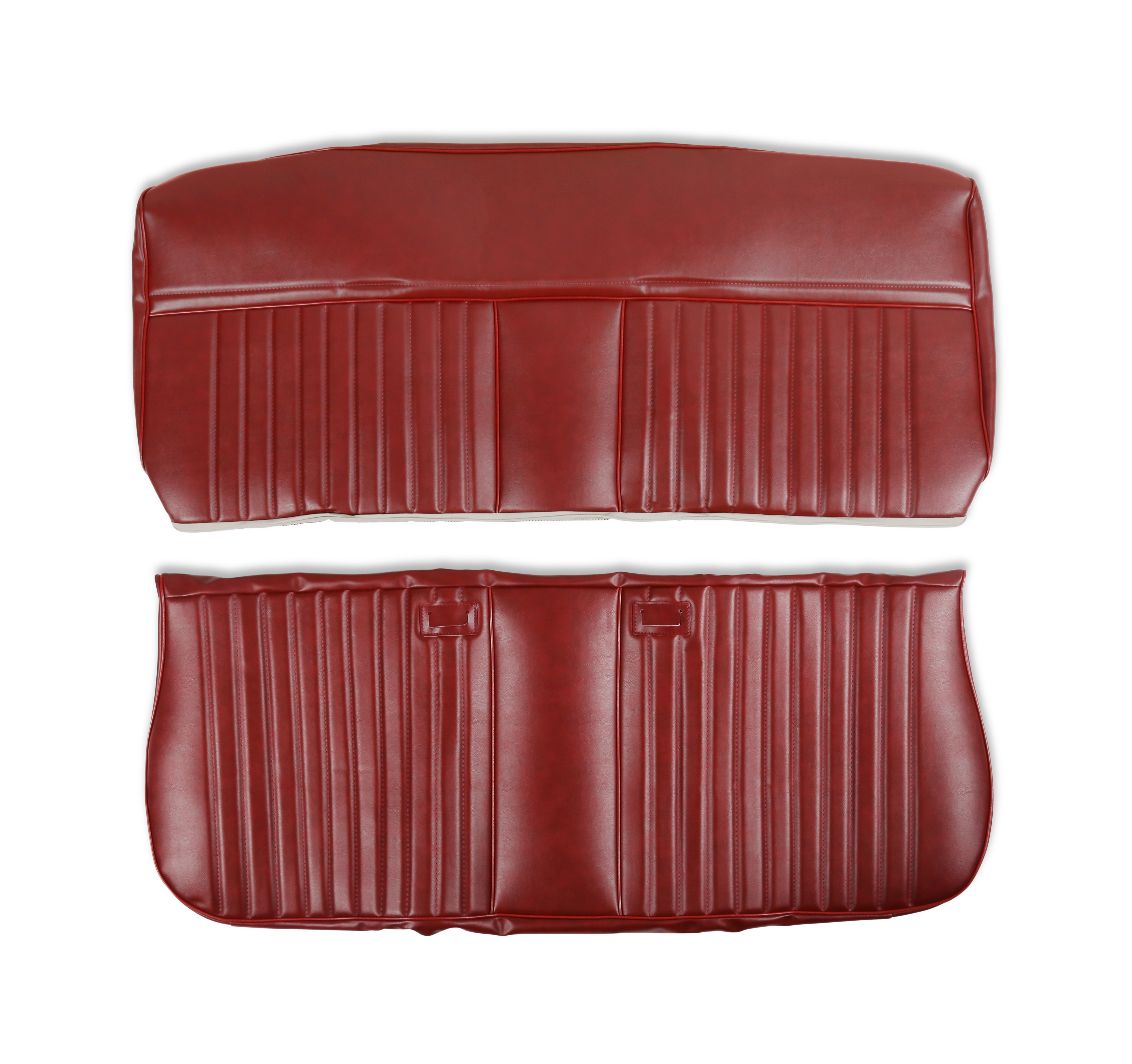 Brothers Trucks 05-316 - C/K Seat Upholstery Kit - Deluxe Pleat Vinyl - Maroon