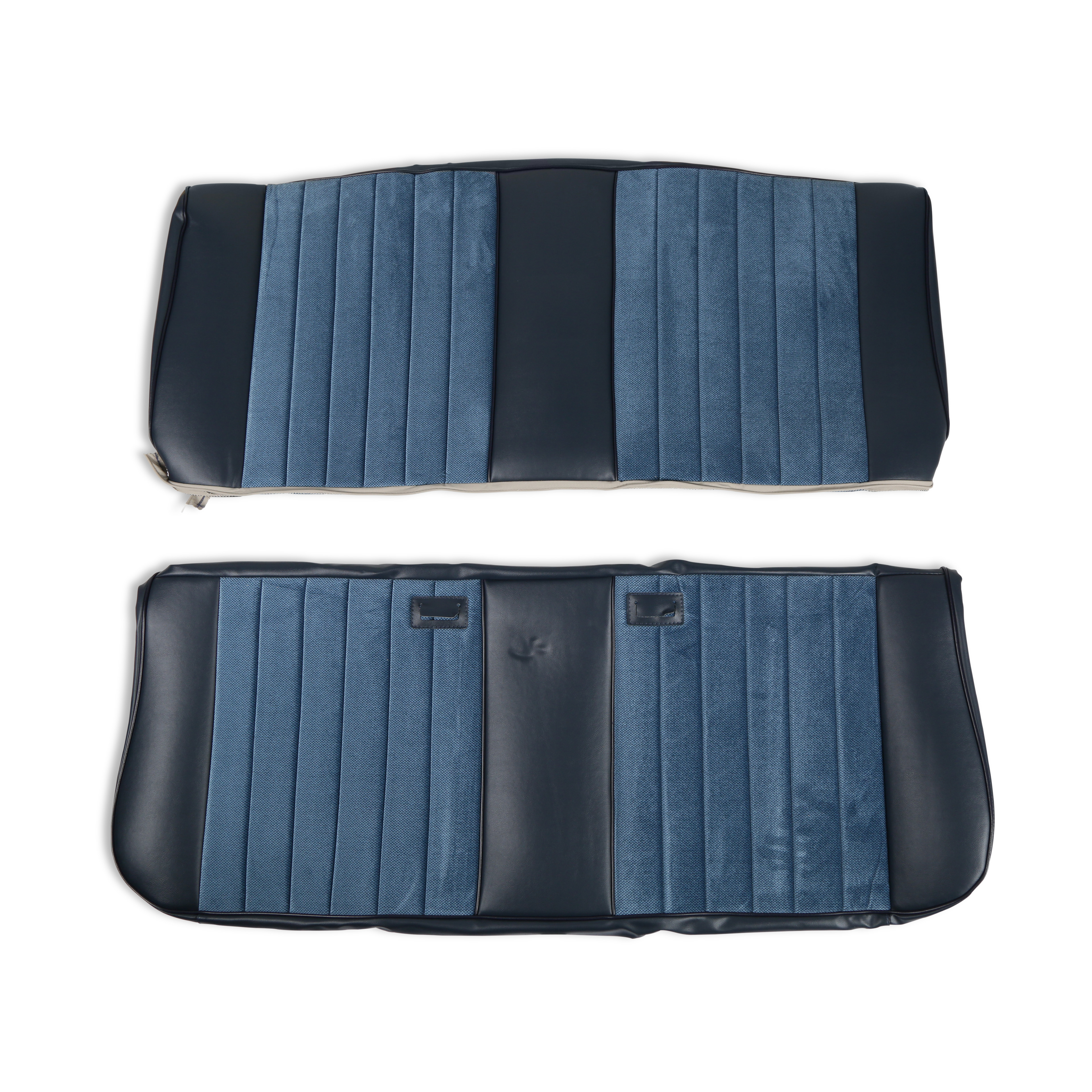 Brothers Trucks 05-312 - C/K Seat Upholstery Kit - Standard Pleat Cloth/Vinyl - Navy