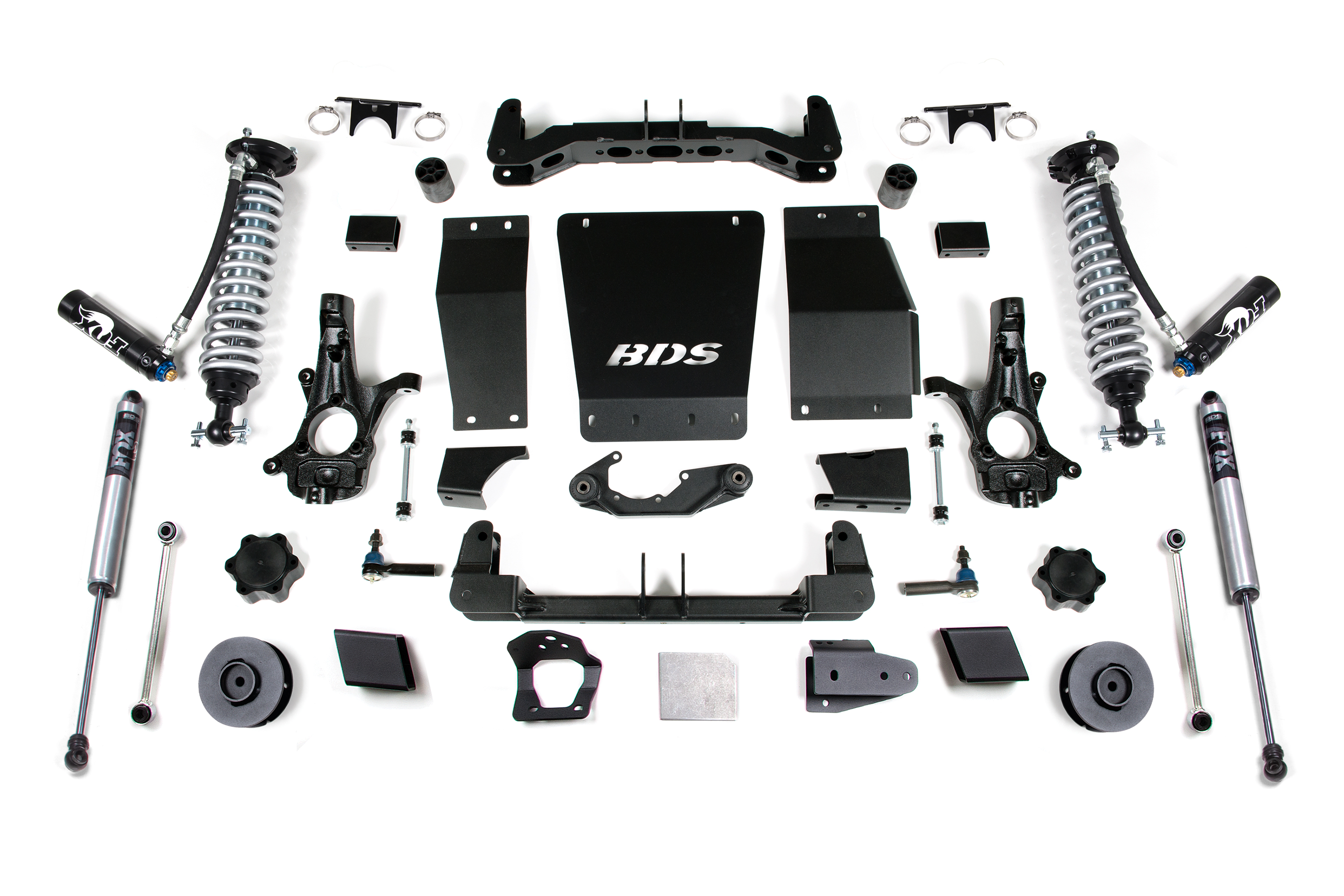 BDS Suspension BDS733FDSC - 4 Inch Lift Kit FOX 2.5 Coil-Over Chevy/GMC Suburban Tahoe Yukon/XL 1500 15-19 4WD Cast Steel Fox 2.5 Performance Shocks BDS Suspension BDS733FDSC - 4 Inch Lift Kit FOX 2.5 Coil-Over Chevy/GMC Suburban Tahoe Yukon/XL 1500 15-19 4WD Cast Steel Fox 2.5 Performance Shocks