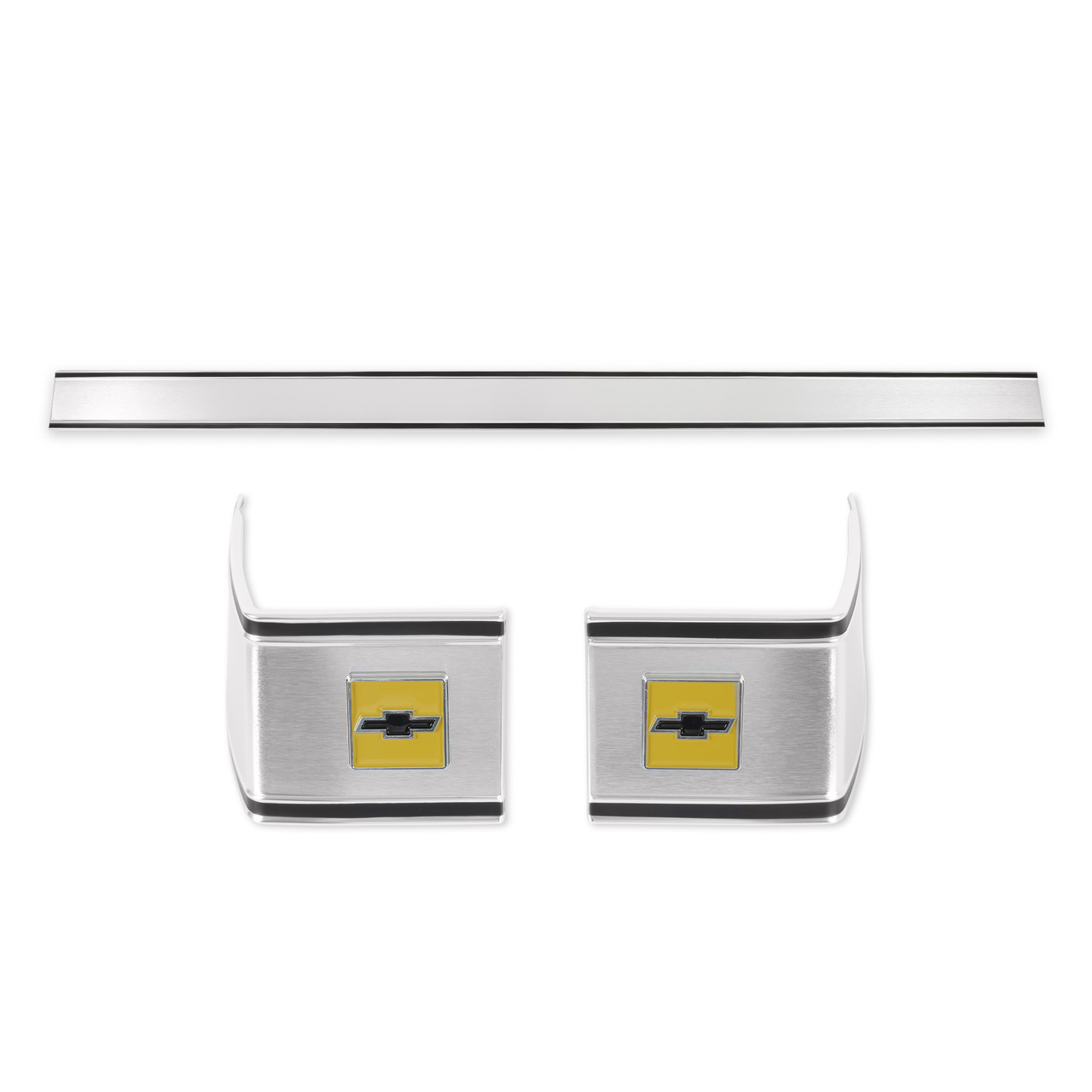Brothers Trucks 06-148 - Cab Moldings - Rear - 3-Piece Set Brothers Trucks 06-148 - Cab Moldings - Rear - 3-Piece Set
