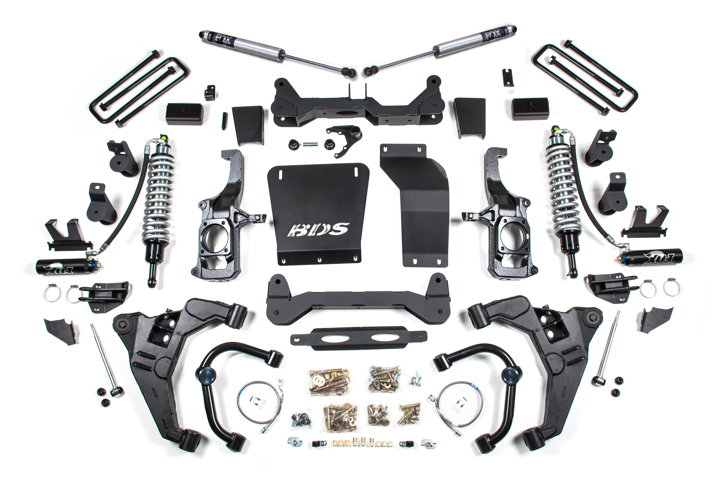 BDS Suspension BDS729FDSC - 6.5 Inch Lift Kit FOX 2.5 Coil-Over Conversion Silverado/Sierra 2500HD/3500HD 11-19 Diesel 3 Inch Block Without Overload Fox 2.5 Performance Shocks BDS Suspension BDS729FDSC - 6.5 Inch Lift Kit FOX 2.5 Coil-Over Conversion Silverado/Sierra 2500HD/3500HD 11-19 Diesel 3 Inch Block Without Overload Fox 2.5 Performance Shocks