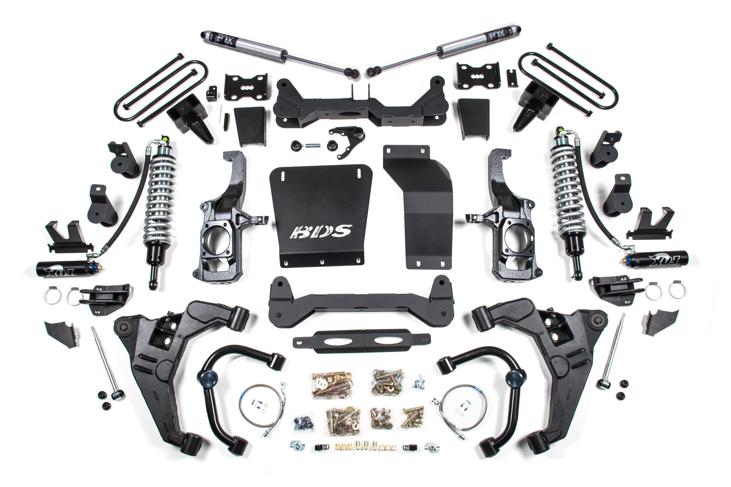 BDS Suspension BDS727FDSC - 6.5 Inch Lift Kit FOX 2.5 Coil-Over Conversion Silverado/Sierra 2500HD/3500HD 11-19 Diesel 5 Inch Block Without Overload Fox 2.5 Performance Shocks BDS Suspension BDS727FDSC - 6.5 Inch Lift Kit FOX 2.5 Coil-Over Conversion Silverado/Sierra 2500HD/3500HD 11-19 Diesel 5 Inch Block Without Overload Fox 2.5 Performance Shocks