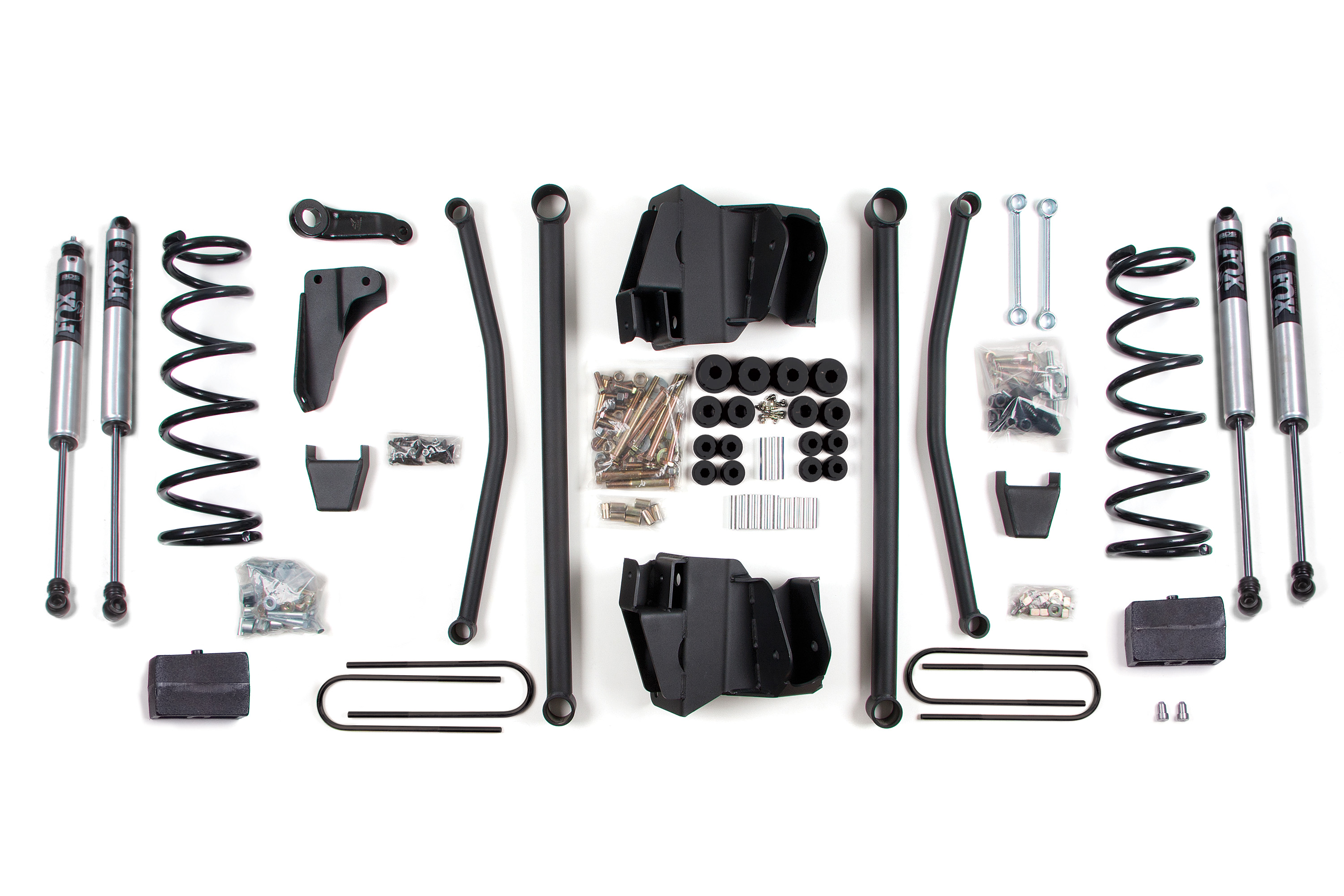 BDS Suspension BDS669FS - 4 Inch Lift Kit Long Arm Dodge Ram 2500 Power Wagon 05-07 4WD Gas Block 4 Inch Axle Fox 2.0 Performance BDS Suspension BDS669FS - 4 Inch Lift Kit Long Arm Dodge Ram 2500 Power Wagon 05-07 4WD Gas Block 4 Inch Axle Fox 2.0 Performance