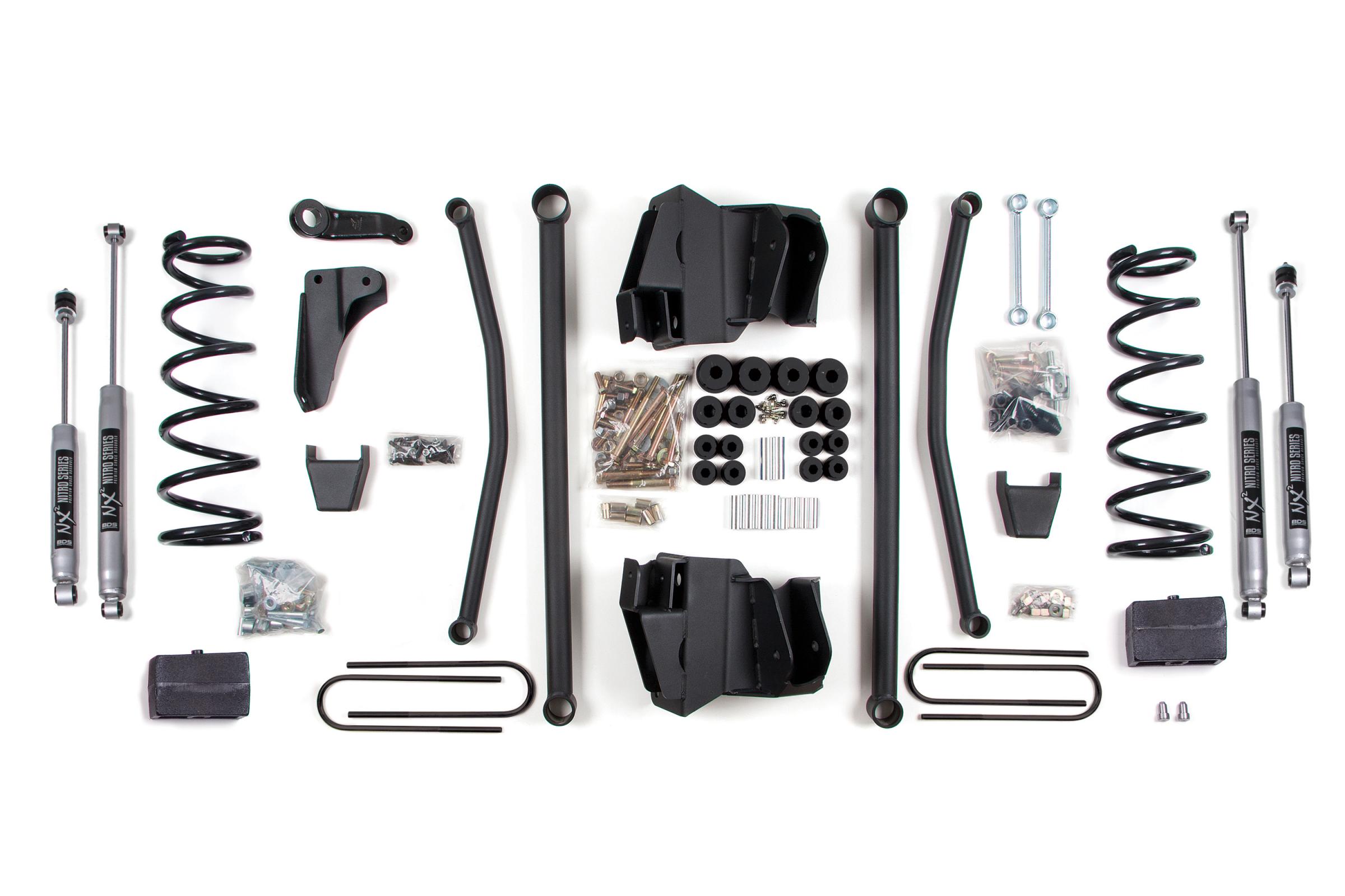BDS Suspension BDS669H - 4 Inch Lift Kit Long Arm Dodge Ram 2500 Power Wagon 05-07 4WD Gas Block 4 Inch Axle NX2 Nitro BDS Suspension BDS669H - 4 Inch Lift Kit Long Arm Dodge Ram 2500 Power Wagon 05-07 4WD Gas Block 4 Inch Axle NX2 Nitro