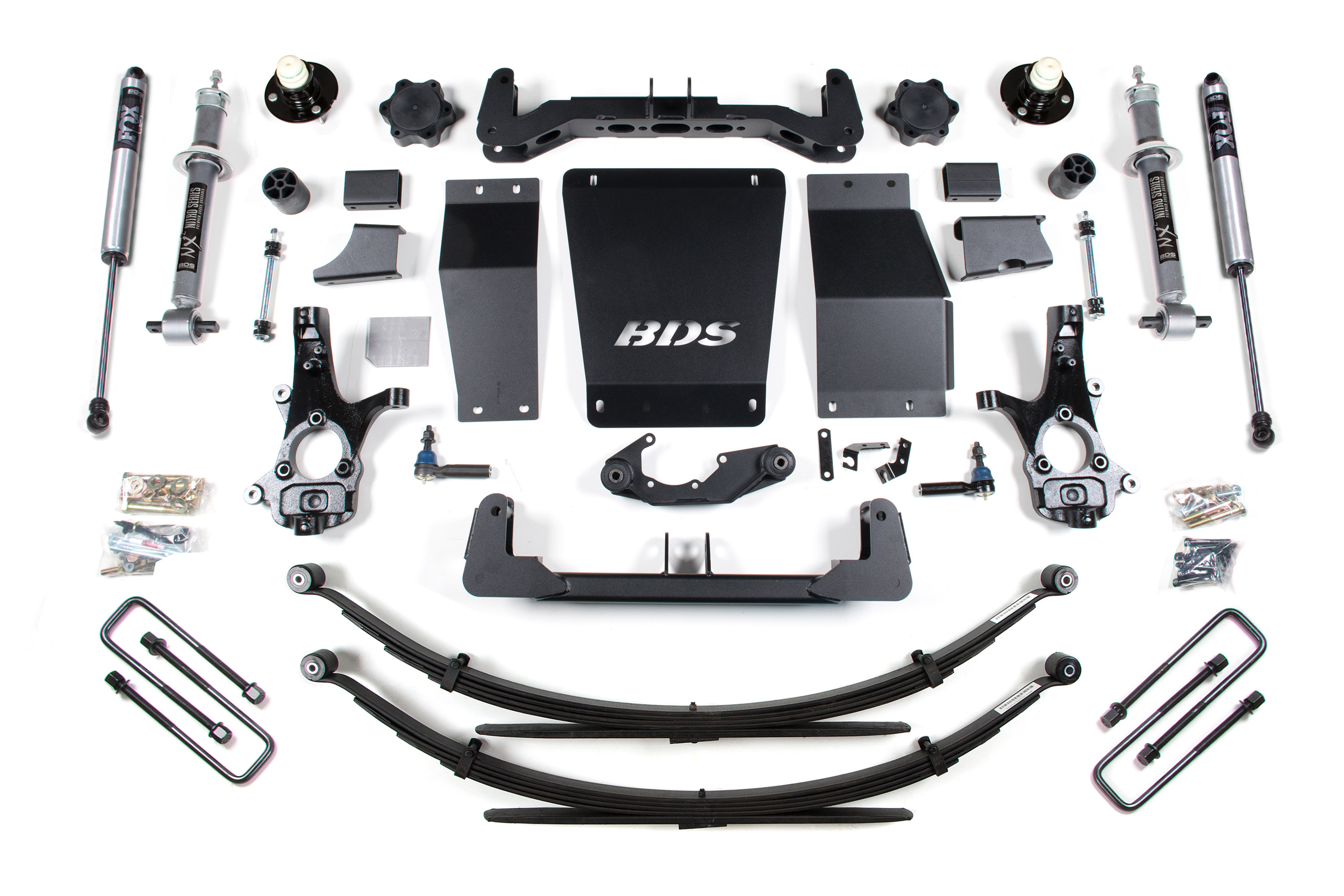 BDS Suspension BDS718FS - 6 Inch Lift Kit Silverado/Sierra 1500 14-18 4WD Aluminum / Stamped Steel Control Arm Leaf Springs FOX 2.0 Performance BDS Suspension BDS718FS - 6 Inch Lift Kit Silverado/Sierra 1500 14-18 4WD Aluminum / Stamped Steel Control Arm Leaf Springs FOX 2.0 Performance