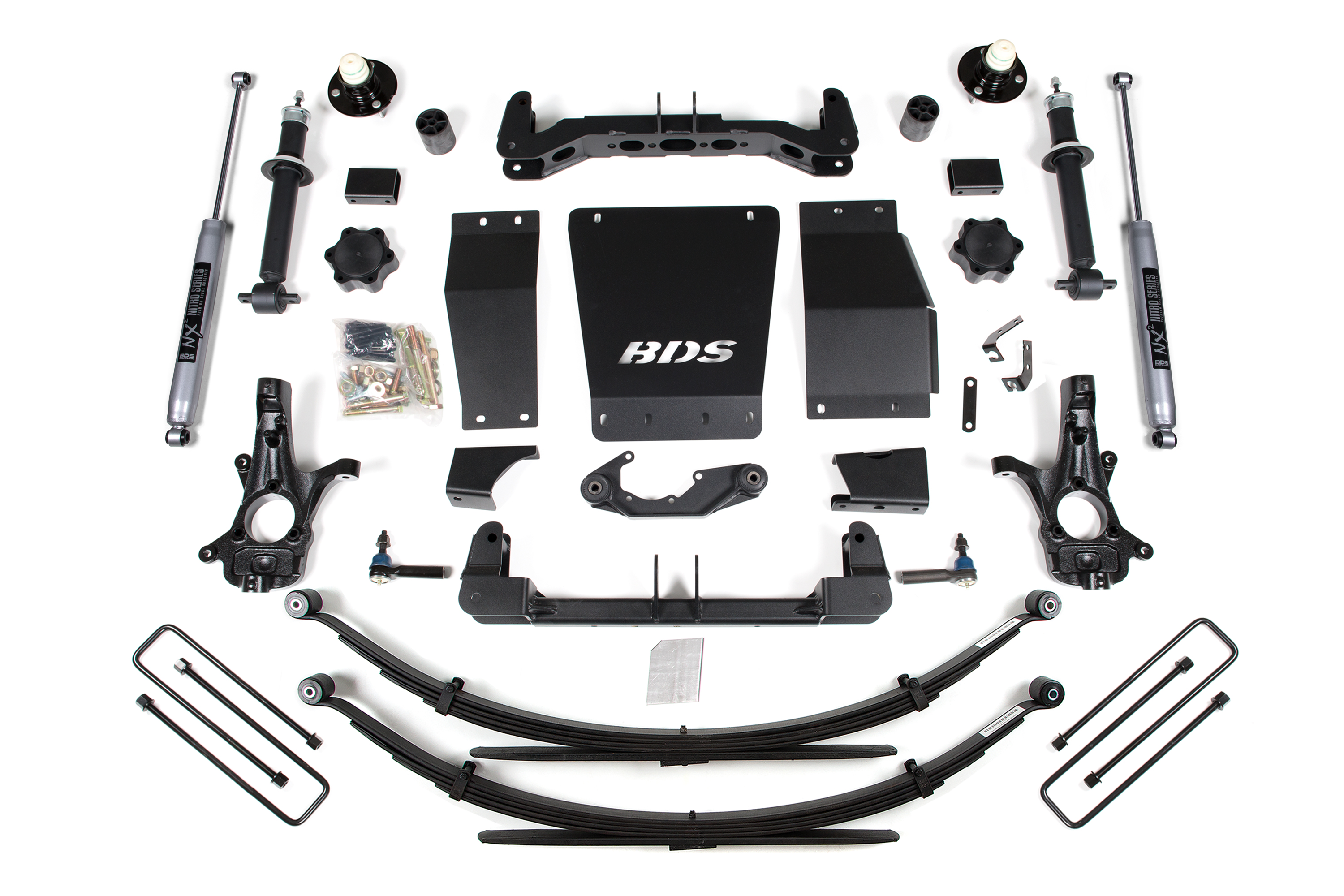BDS Suspension BDS716H - 4 Inch Lift Kit Silverado/Sierra 1500 14-18 4WD Leaf Springs Aluminum / Stamped Steel Control Arms NX2 Nitro BDS Suspension BDS716H - 4 Inch Lift Kit Silverado/Sierra 1500 14-18 4WD Leaf Springs Aluminum / Stamped Steel Control Arms NX2 Nitro