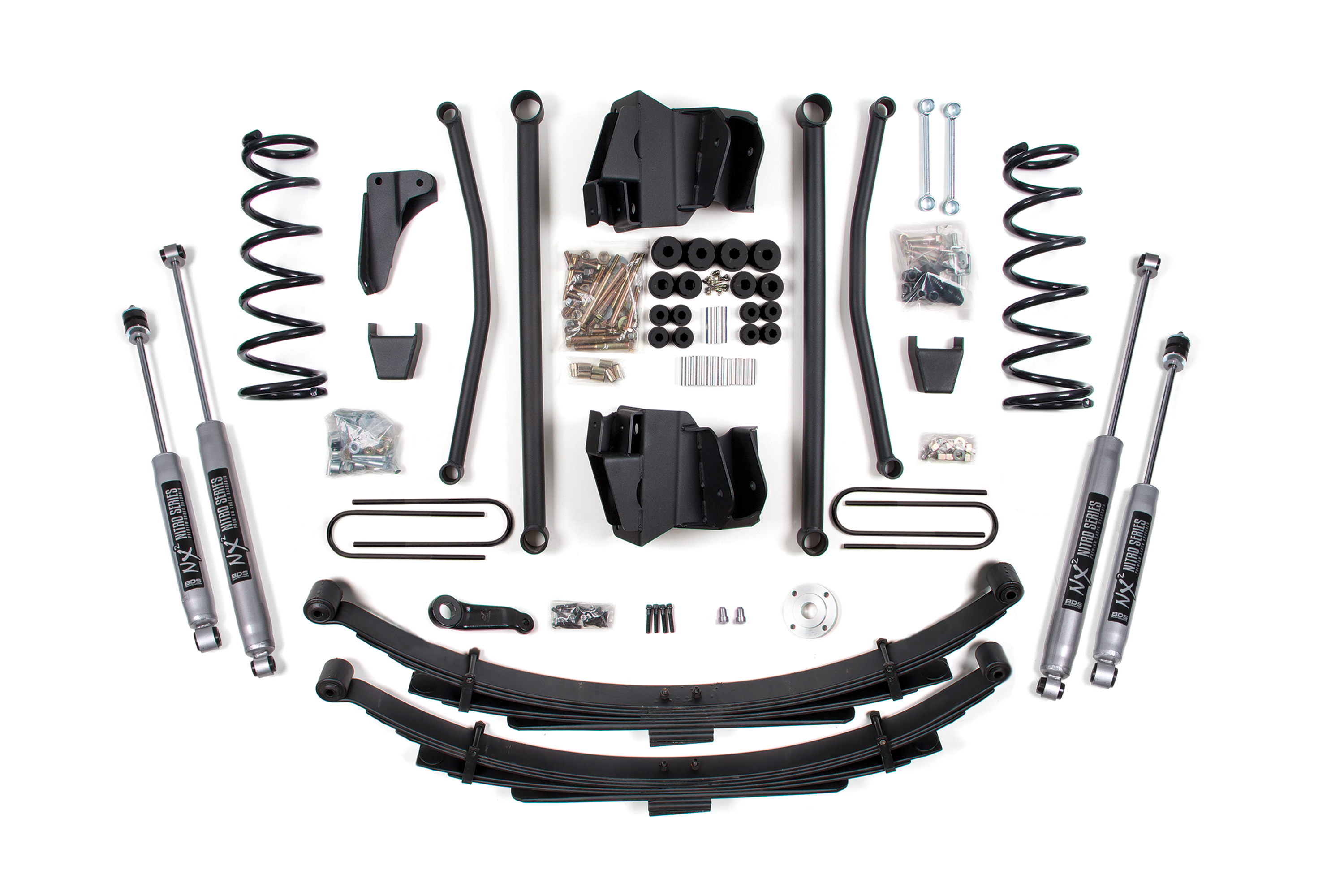BDS Suspension BDS688H - 6 Inch Lift Kit Long Arm Dodge Ram 2500/3500 2008 4WD Gas Leaf Springs 3.5 Inch Axle NX2 Nitro BDS Suspension BDS688H - 6 Inch Lift Kit Long Arm Dodge Ram 2500/3500 2008 4WD Gas Leaf Springs 3.5 Inch Axle NX2 Nitro