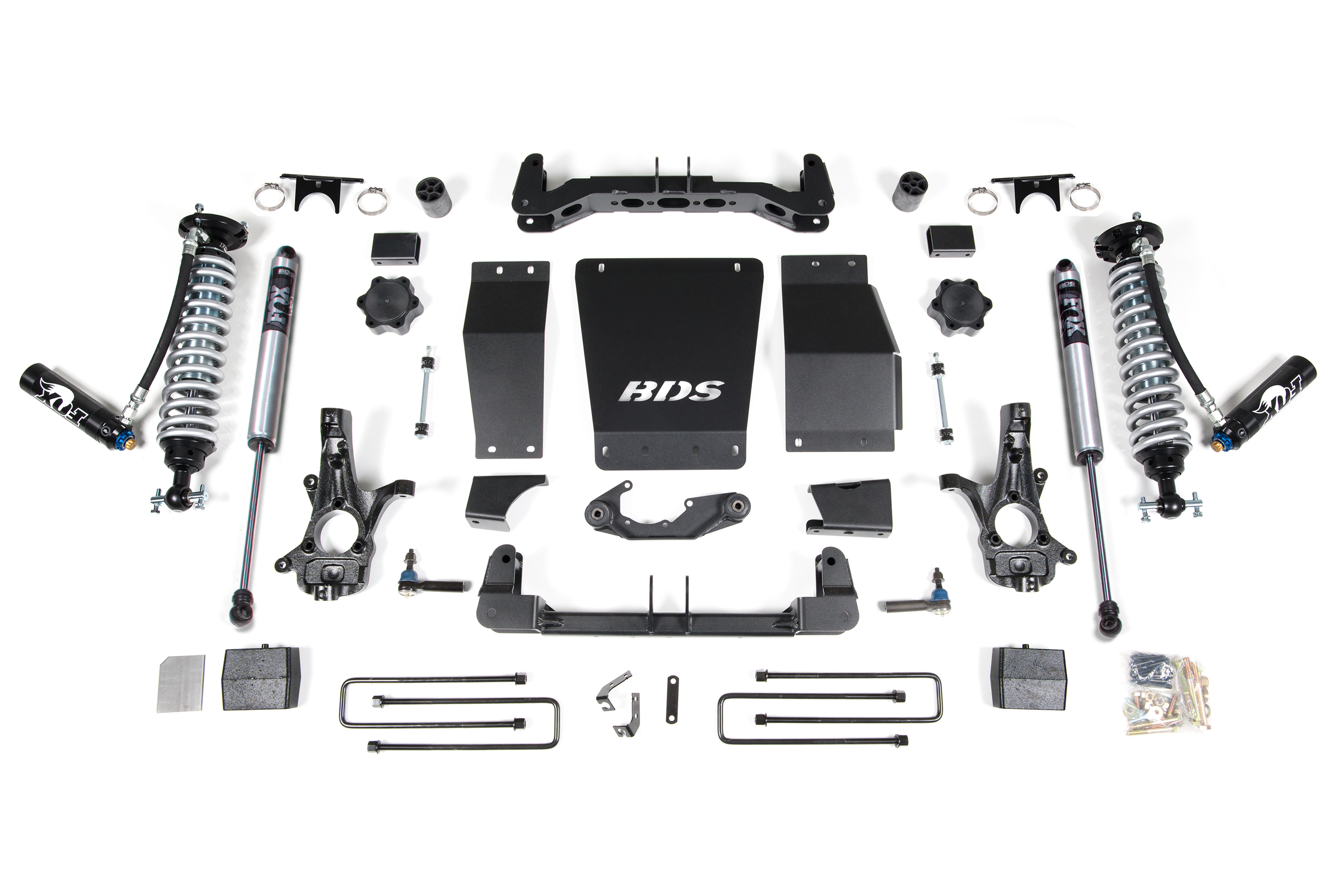 BDS Suspension BDS711FDSC - 6 Inch Lift Kit FOX 2.5 Coil-Over Silverado/Sierra 1500 14-18 4WD Block Kit Aluminum / Stamped Steel Fox 2.5 Performance Shocks BDS Suspension BDS711FDSC - 6 Inch Lift Kit FOX 2.5 Coil-Over Silverado/Sierra 1500 14-18 4WD Block Kit Aluminum / Stamped Steel Fox 2.5 Performance Shocks
