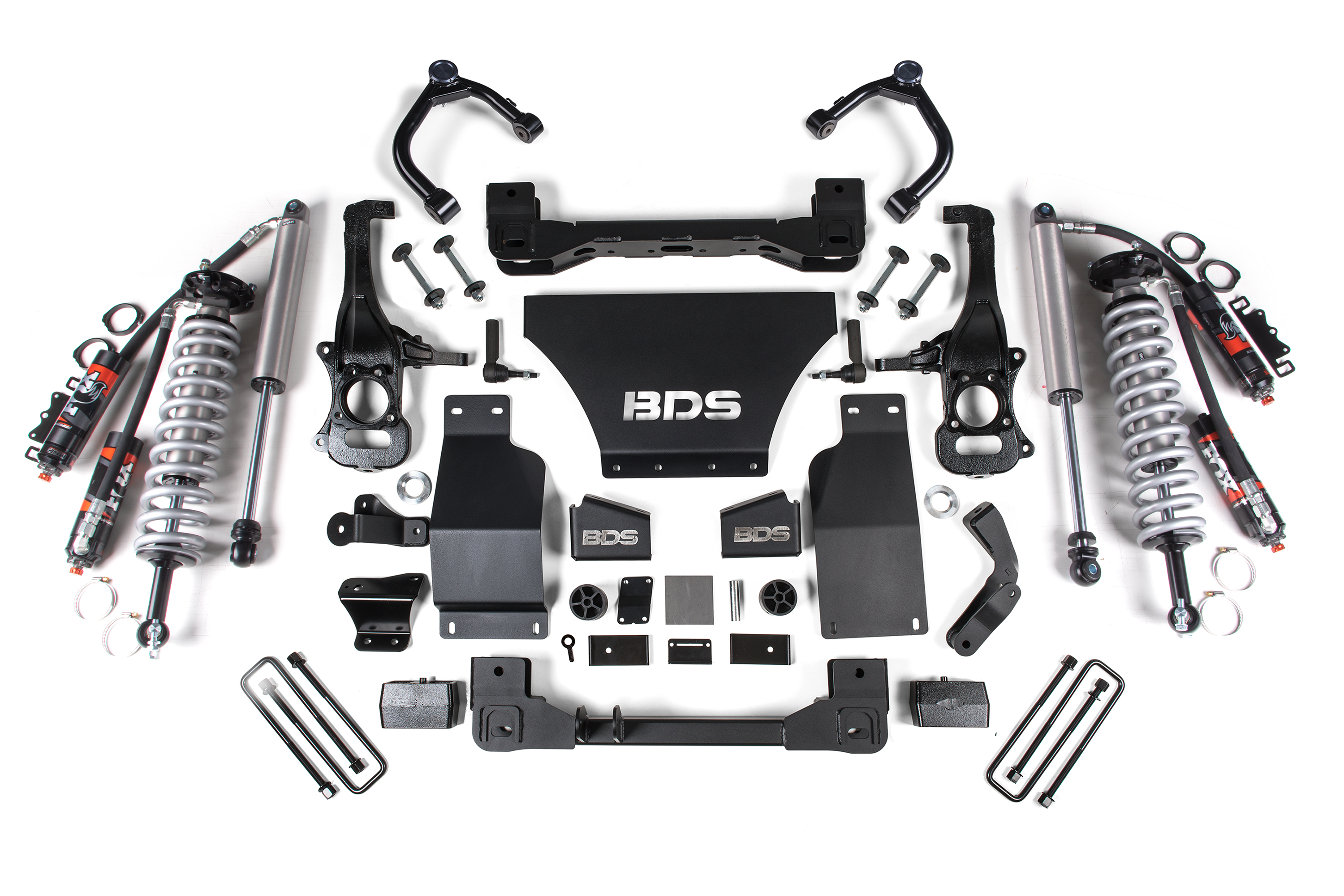 BDS Suspension BDS781FPE - 4 Inch Lift Kit FOX 2.5 Performance Elite Coil-Over Silverado/Sierra 1500 19-24 4WD Gas Fox 2.5 Performance Elite Shocks BDS Suspension BDS781FPE - 4 Inch Lift Kit FOX 2.5 Performance Elite Coil-Over Silverado/Sierra 1500 19-24 4WD Gas Fox 2.5 Performance Elite Shocks