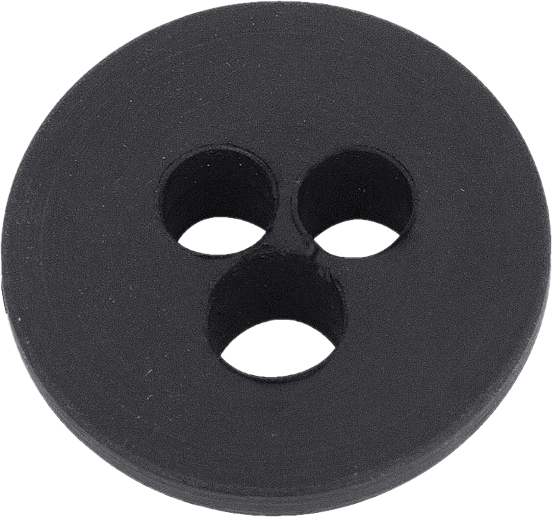 Brothers Trucks 10-003 - Grommet - Windshield Washer - 3-Holes - Round - Black Brothers Trucks 10-003 - Grommet - Windshield Washer - 3-Holes - Round - Black