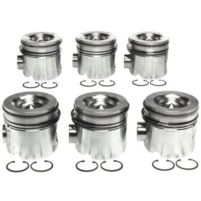 Clevite 2243732WR - Piston Set w/Rings Dodge Cummins 6pk