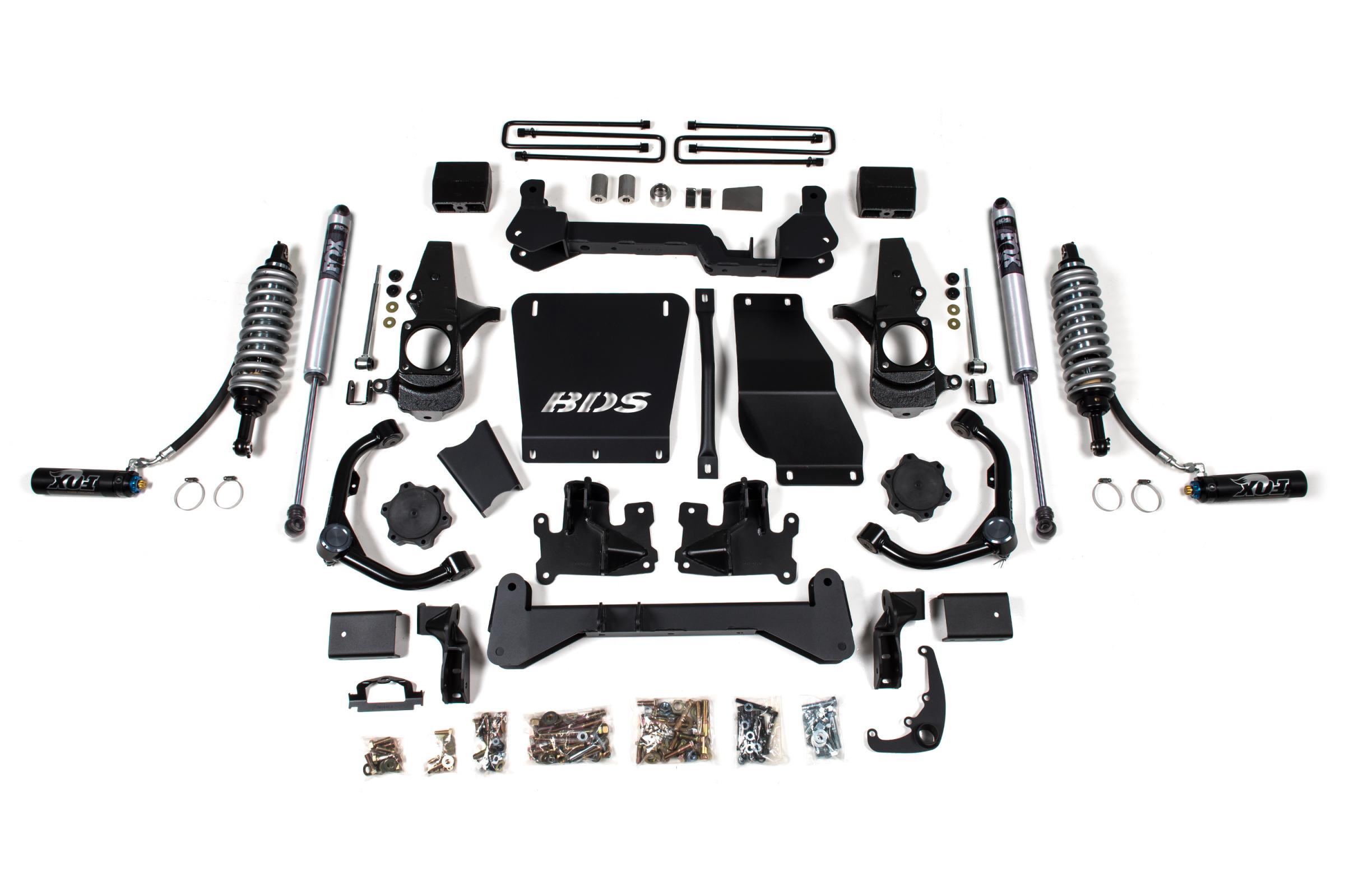 BDS Suspension BDS738FDSC - 6.5 Inch Lift Kit FOX 2.5 Coil-Over Conversion Silverado/Sierra 2500HD/3500HD 01-10 Diesel Block Kit Fox 2.5 Performance Shocks BDS Suspension BDS738FDSC - 6.5 Inch Lift Kit FOX 2.5 Coil-Over Conversion Silverado/Sierra 2500HD/3500HD 01-10 Diesel Block Kit Fox 2.5 Performance Shocks