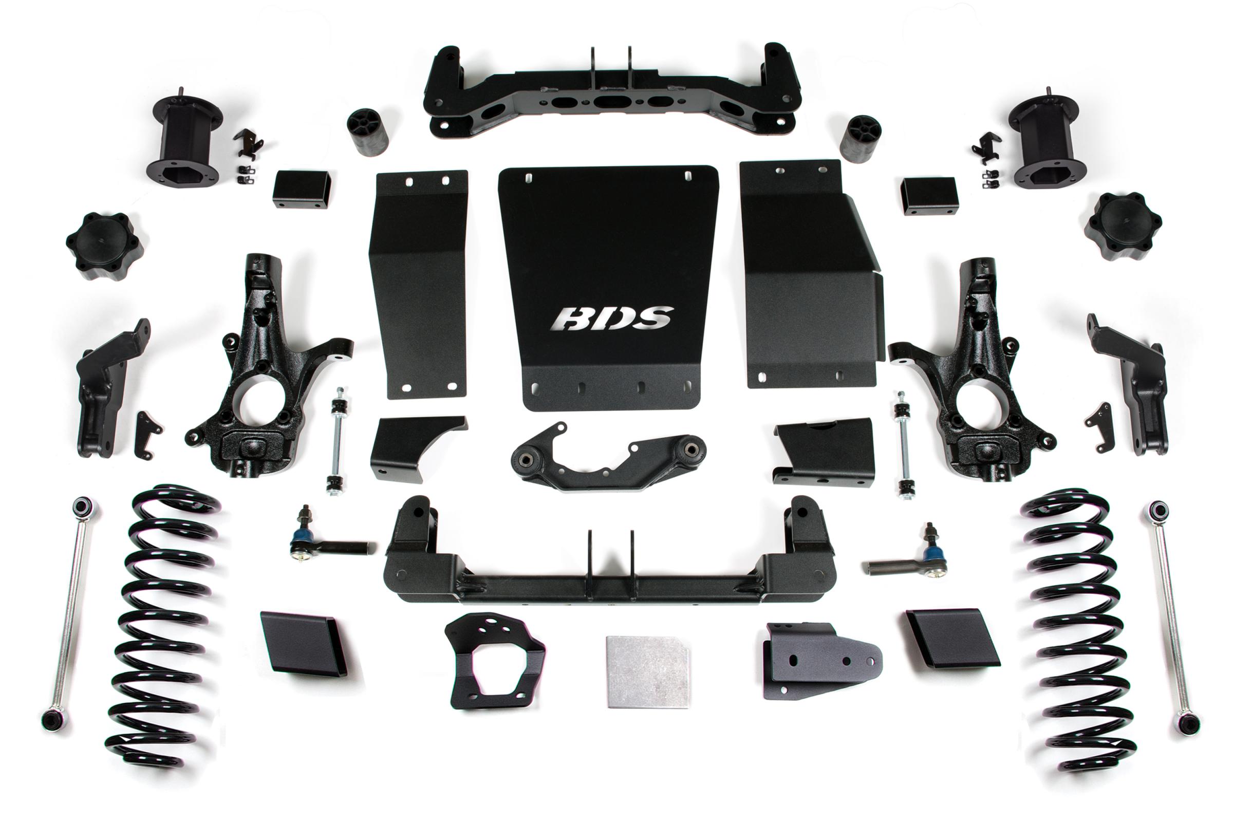 BDS Suspension BDS752H - 6 Inch Lift Kit Chevy/GMC Suburban Tahoe Yukon/XL 1500 15-19 4WD Magneride Equipped Aluminum/ Stamped Steel Control Arm