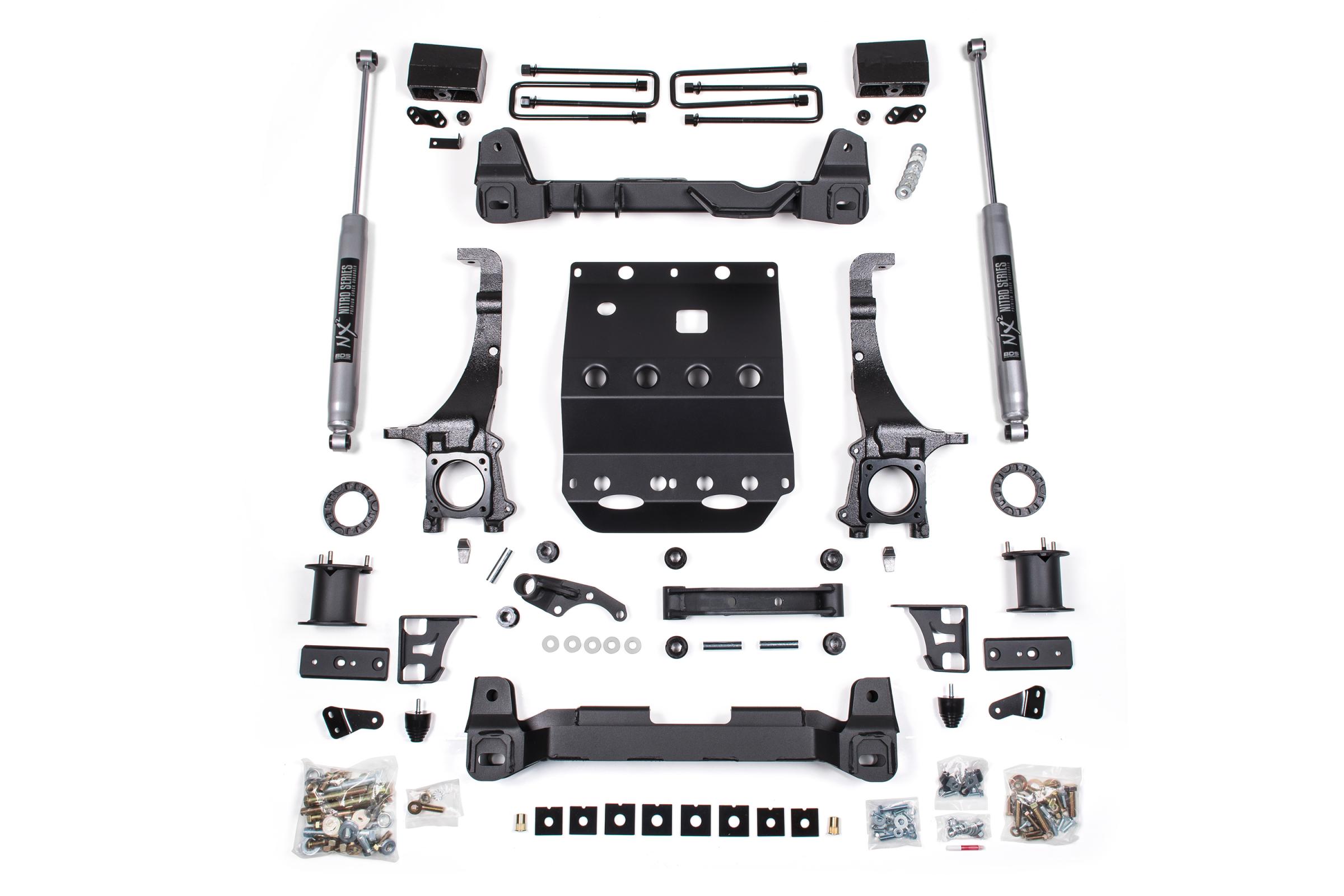 BDS Suspension BDS815H - 6 Inch Lift Kit Toyota Tacoma 05-15 4WD NX2 Nitro Shocks