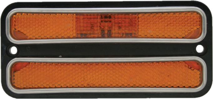 Brothers Trucks B3003LED - Front Side Marker Light - Deluxe - Amber - LED - Each Brothers Trucks B3003LED - Front Side Marker Light - Deluxe - Amber - LED - Each