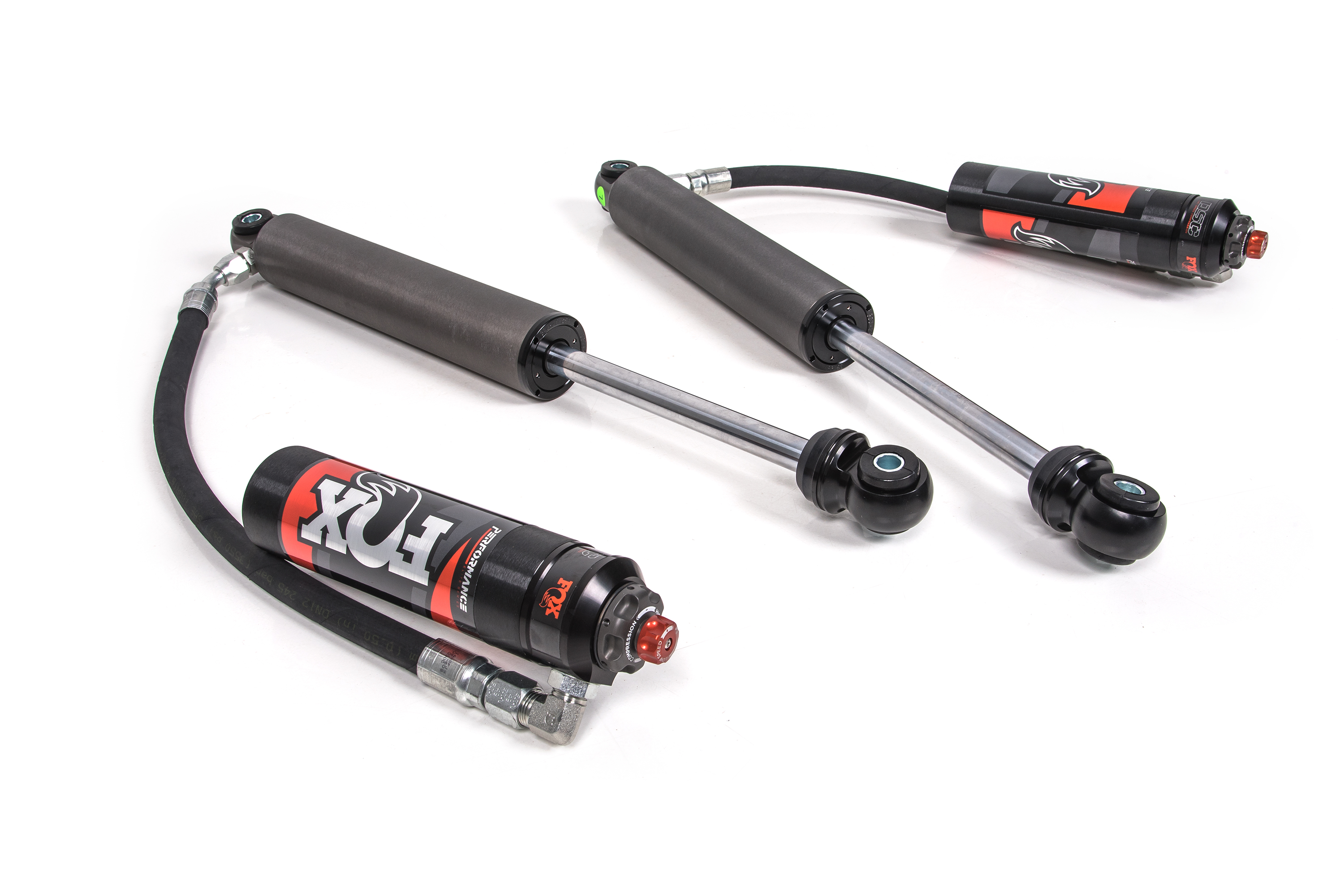 BDS Suspension FOX88326060 - FOX 2.5 Rear Shocks w/ DSC Reservoir Adjuster - 0-1.5 Inch Lift - Performance Elite Series - Chevy Silverado and GMC Sierra 1500 (19-24)