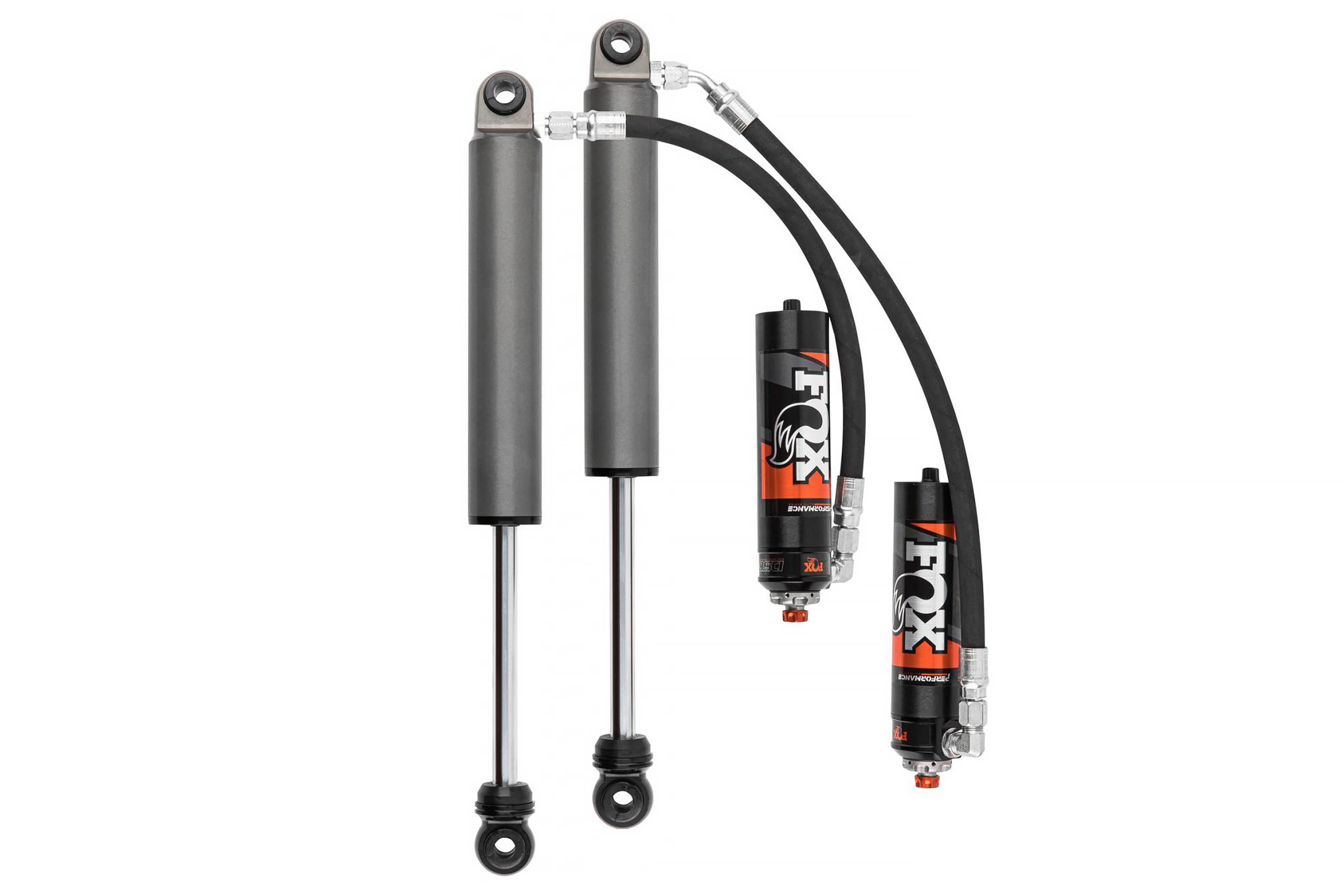 BDS Suspension FOX88326087 - FOX 2.5 Rear Shocks w/ DSC Reservoir Adjuster - 2.5-4 Inch Lift - Performance Elite Series - Chevy Silverado and GMC Sierra 1500 (19-24)