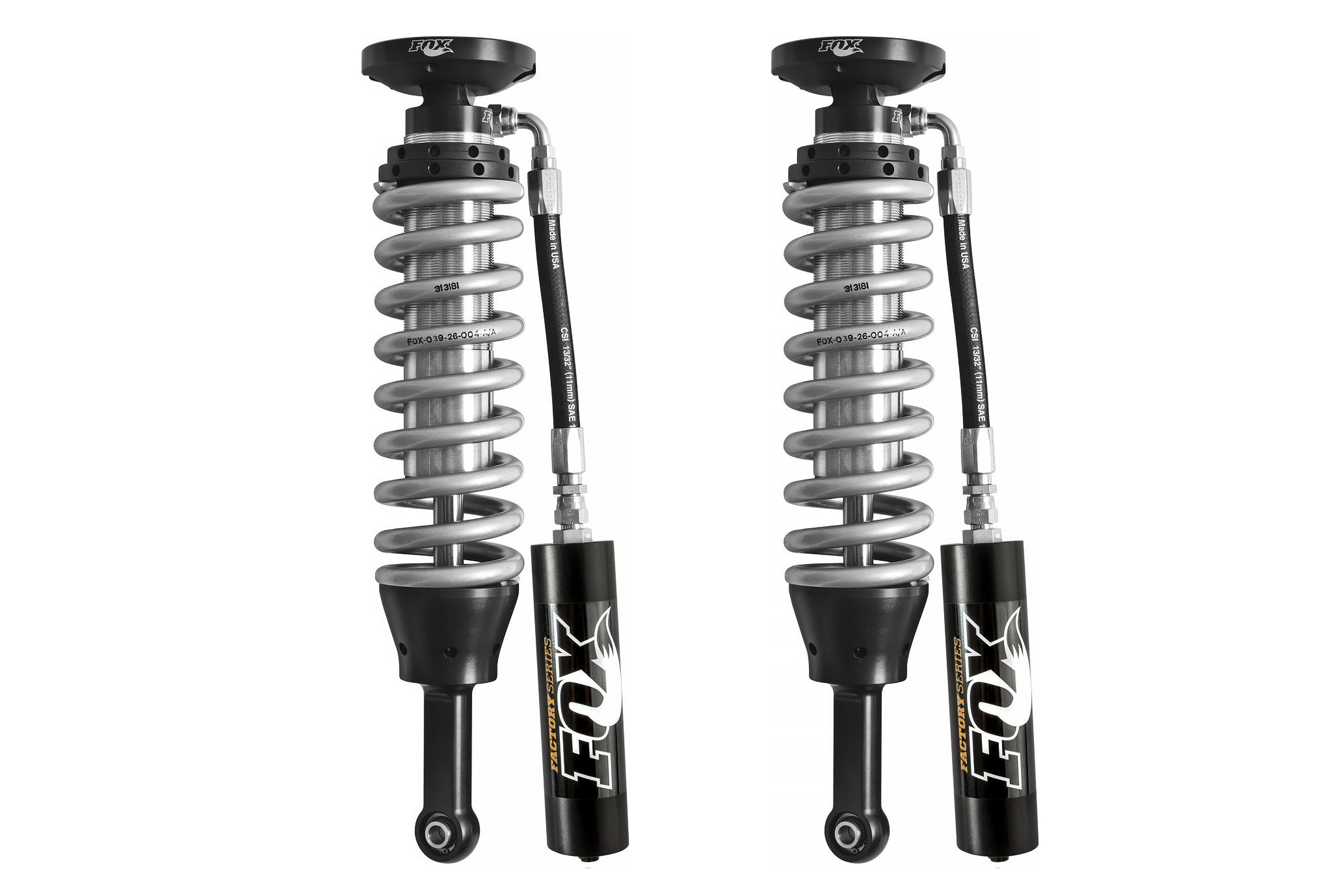 BDS Suspension FOX88302130 - FOX 2.5 Coil-Over Shocks w/ Reservoir - 0-3 Inch Lift - Factory Series - Toyota 4Runner (03-22) and FJ Cruiser (07-14) with UCA BDS Suspension FOX88302130 - FOX 2.5 Coil-Over Shocks w/ Reservoir - 0-3 Inch Lift - Factory Series - Toyota 4Runner (03-22) and FJ Cruiser (07-14) with UCA