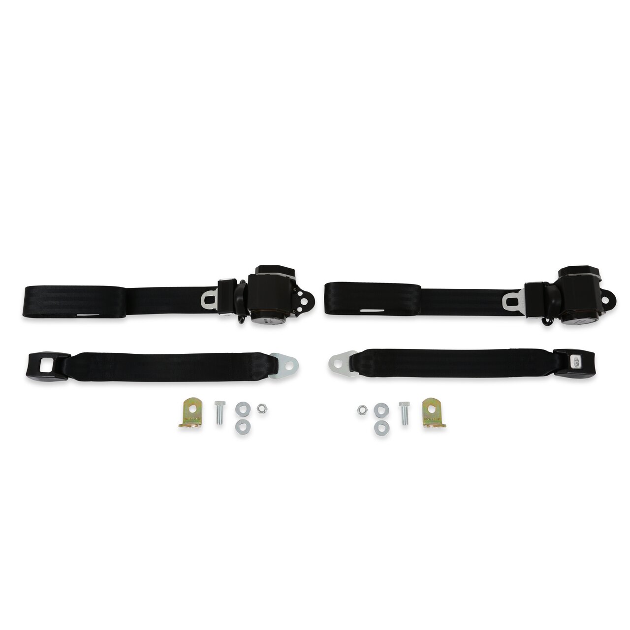 Brothers Trucks BELTKT6-1BK - Seat Belt Kit - 3-Point - Bench - Black - Pair Brothers Trucks BELTKT6-1BK - Seat Belt Kit - 3-Point - Bench - Black - Pair