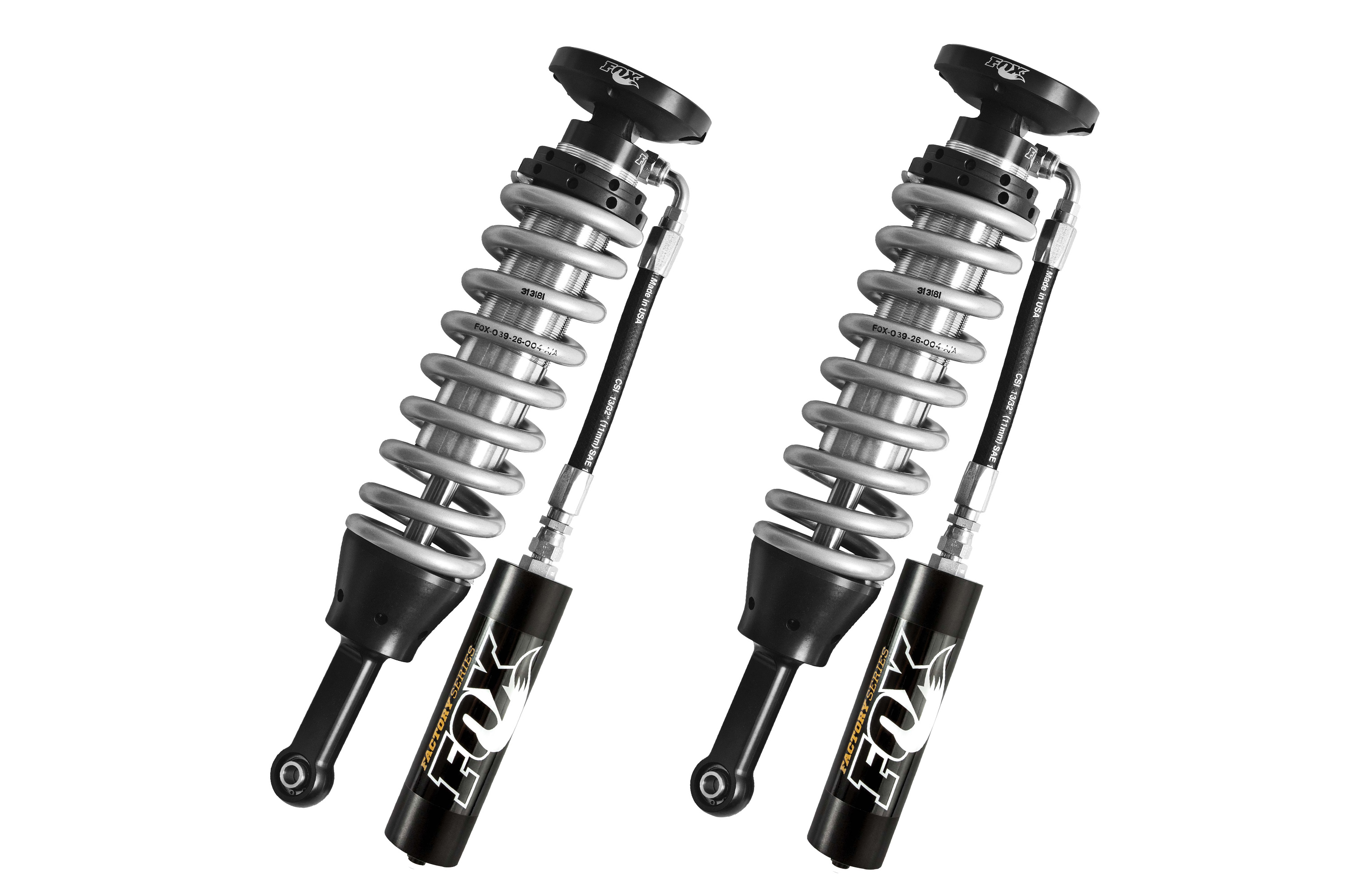 BDS Suspension FOX88302121 - FOX 2.5 Coil-Over Shocks w/ Reservoir - 0-2 Inch Lift - Factory Series - Chevy Silverado or GMC Sierra 1500 (07-18)