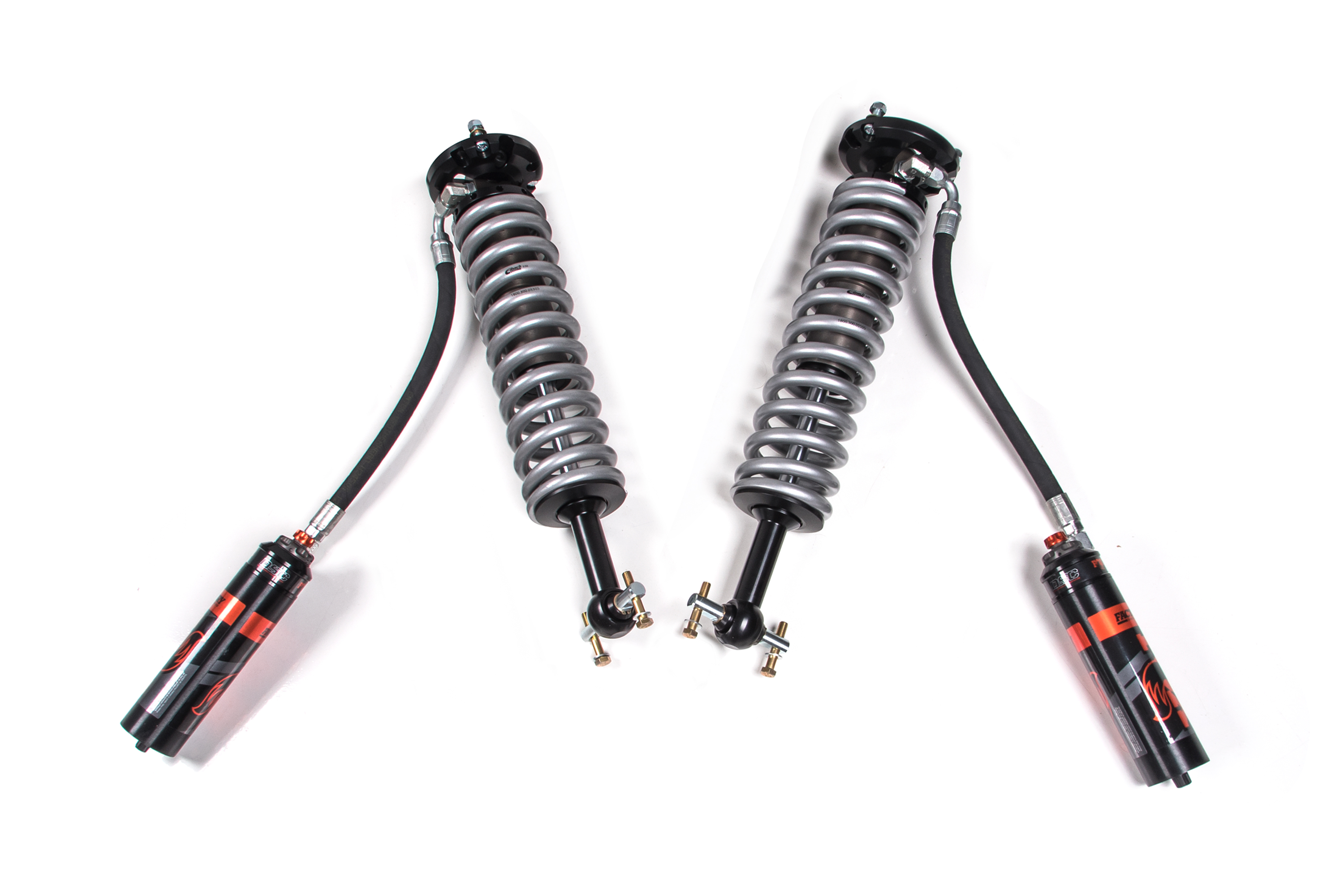 BDS Suspension FOX88306157 - FOX 2.5 Coil-Over Shocks w/ DSC Reservoir Adjuster - 0-2 Inch Lift - Performance Elite Series - Chevy Silverado and GMC Sierra 1500 (19-24)