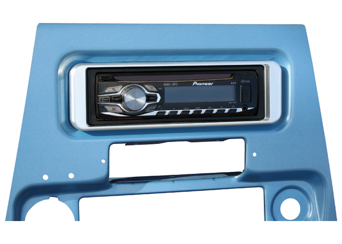 Brothers Trucks BRB6772 - Billet Radio Bezel - Brushed Aluminum