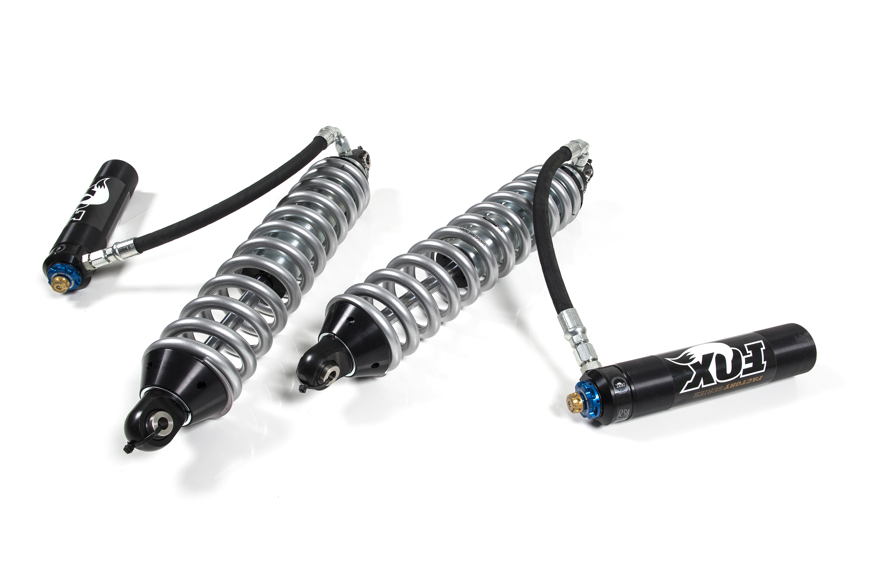BDS Suspension FOX88406149 - FOX 2.5 Coil-Over Shocks w/ DSC Reservoir Adjuster - 4 Inch Lift - Factory Series - Ford F250/F350 Super Duty (05-22) 4WD