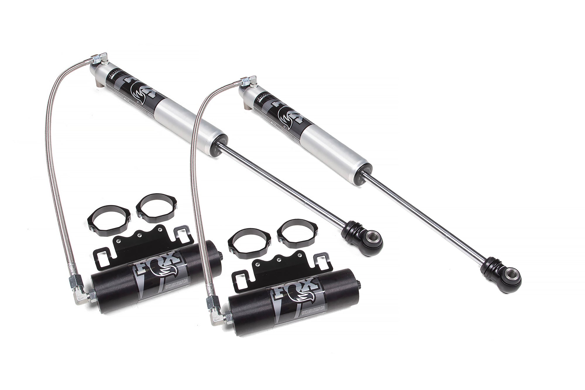 BDS Suspension FOX88624147 - FOX 2.0 Remote Reservoir Front Shock Pair - 3 Inch Lift - Performance Series - Jeep Wrangler JL (20-23)