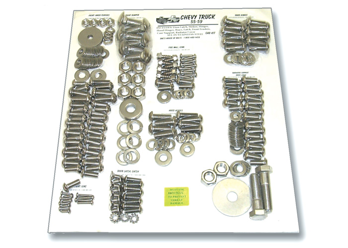 Brothers Trucks CCBKHEX-59 - Cab Bolt Kit - Stainless Steel Hex Head Brothers Trucks CCBKHEX-59 - Cab Bolt Kit - Stainless Steel Hex Head