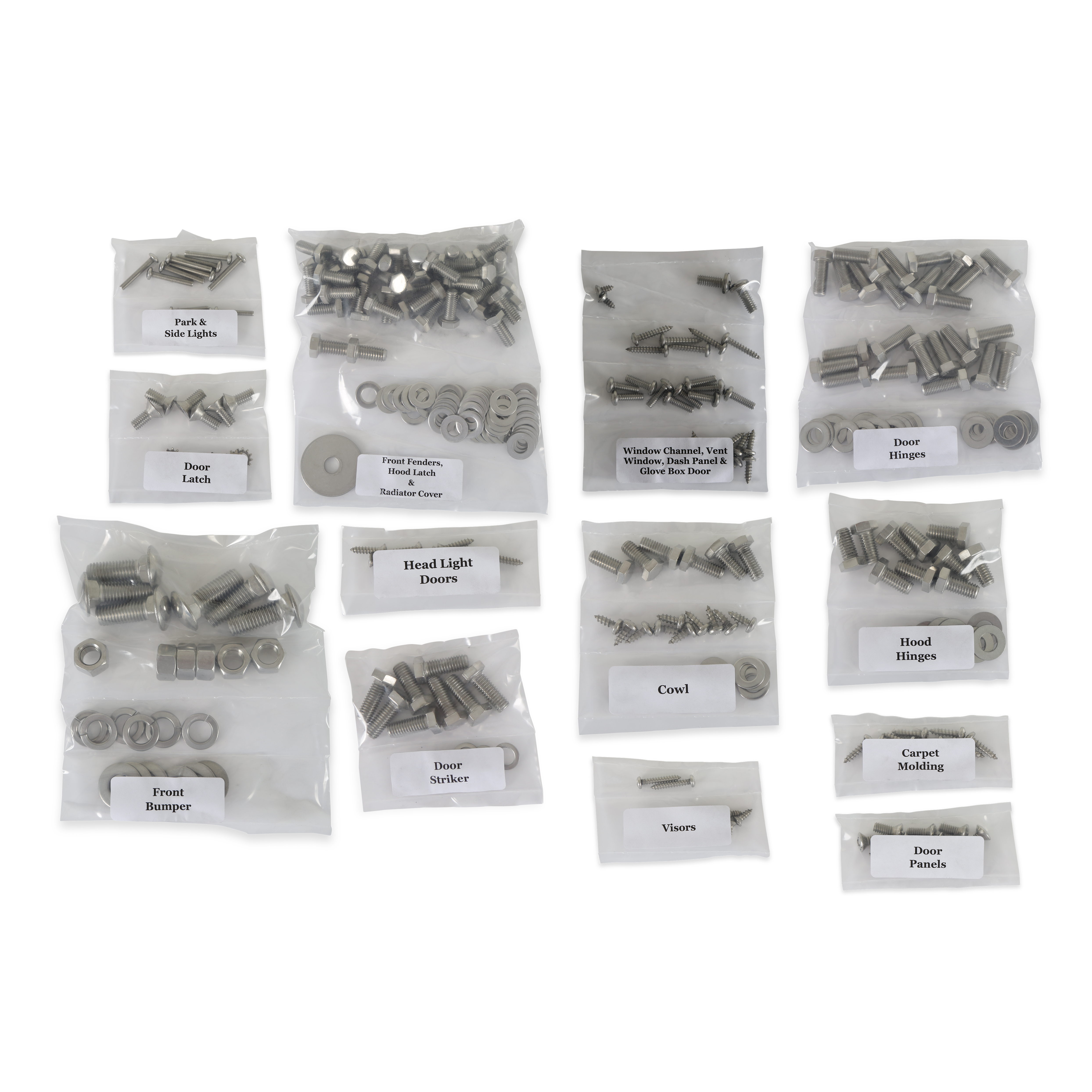 Brothers Trucks CCBKHEX-72 - Cab Bolt Kit - Stainless Steel Hex Head Brothers Trucks CCBKHEX-72 - Cab Bolt Kit - Stainless Steel Hex Head