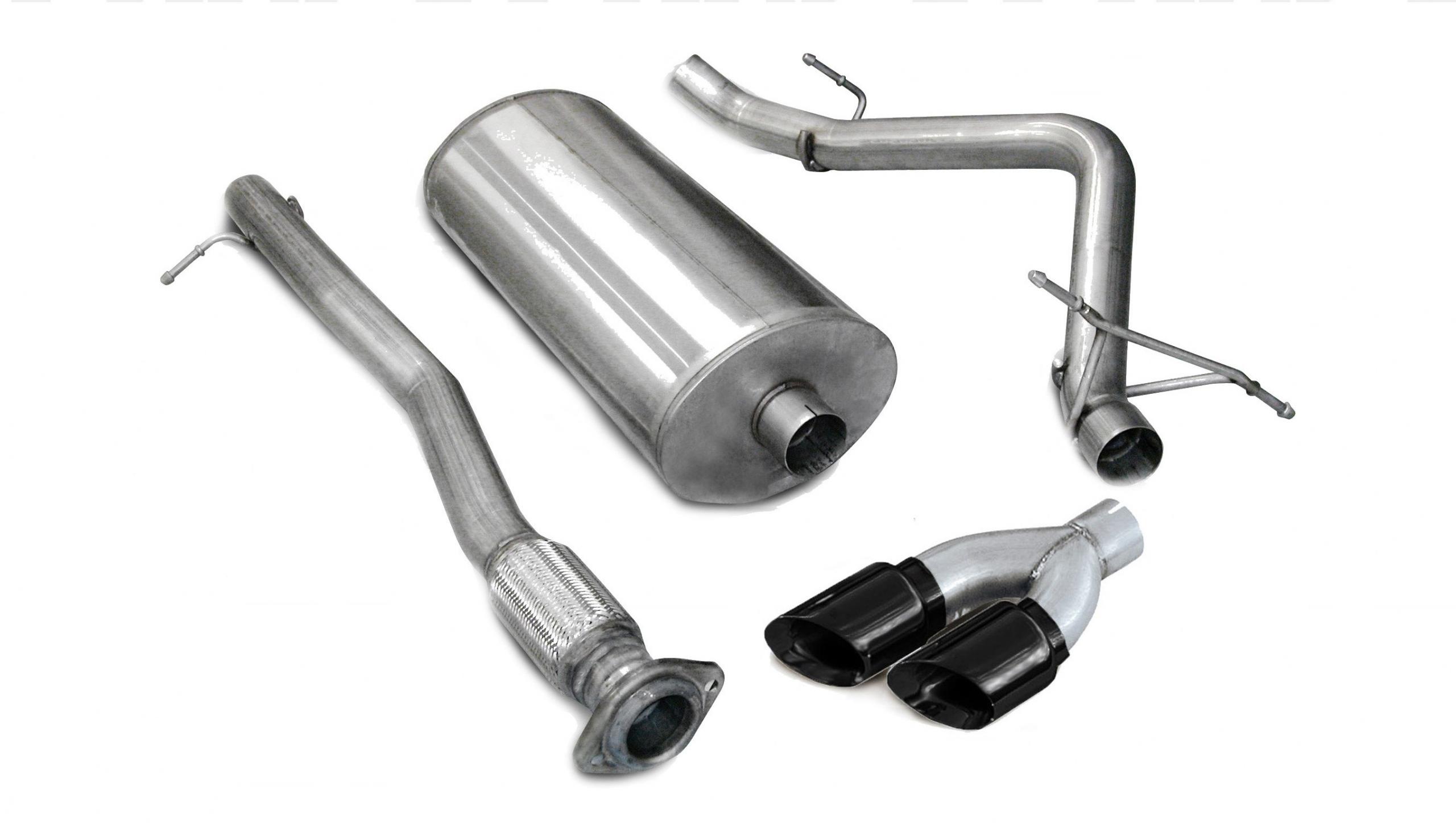 Corsa Performance 14269BLK - 3.0 Inch Cat-Back Single Side Exit with Twin 4.0 Inch Black PVD Pro-Series Tips  Performance