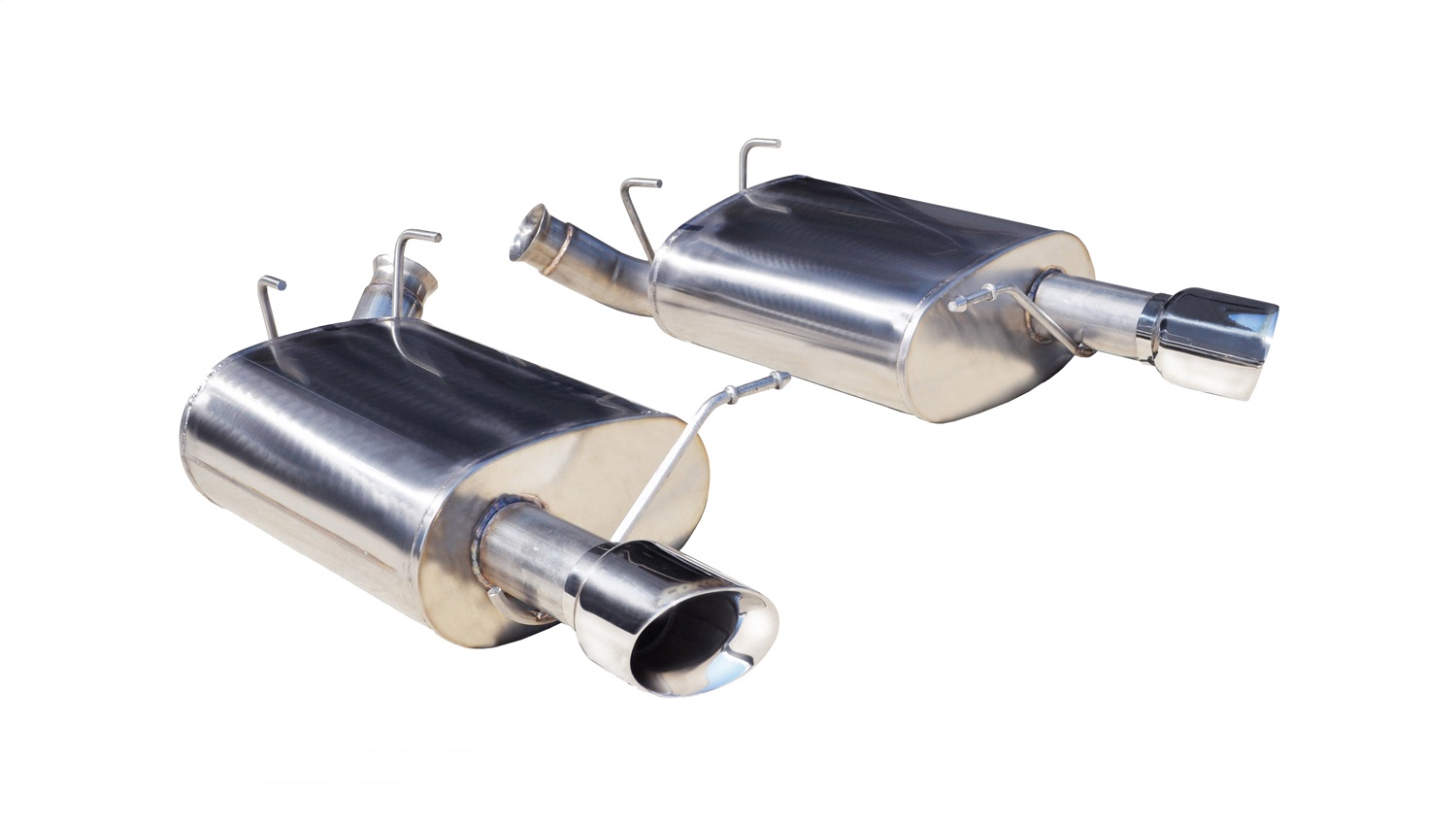 Corsa Performance 14319 - 2.5in. Axle-Back Dual Rear Exit with Single 3.5in. Polished Pro-Series Tips